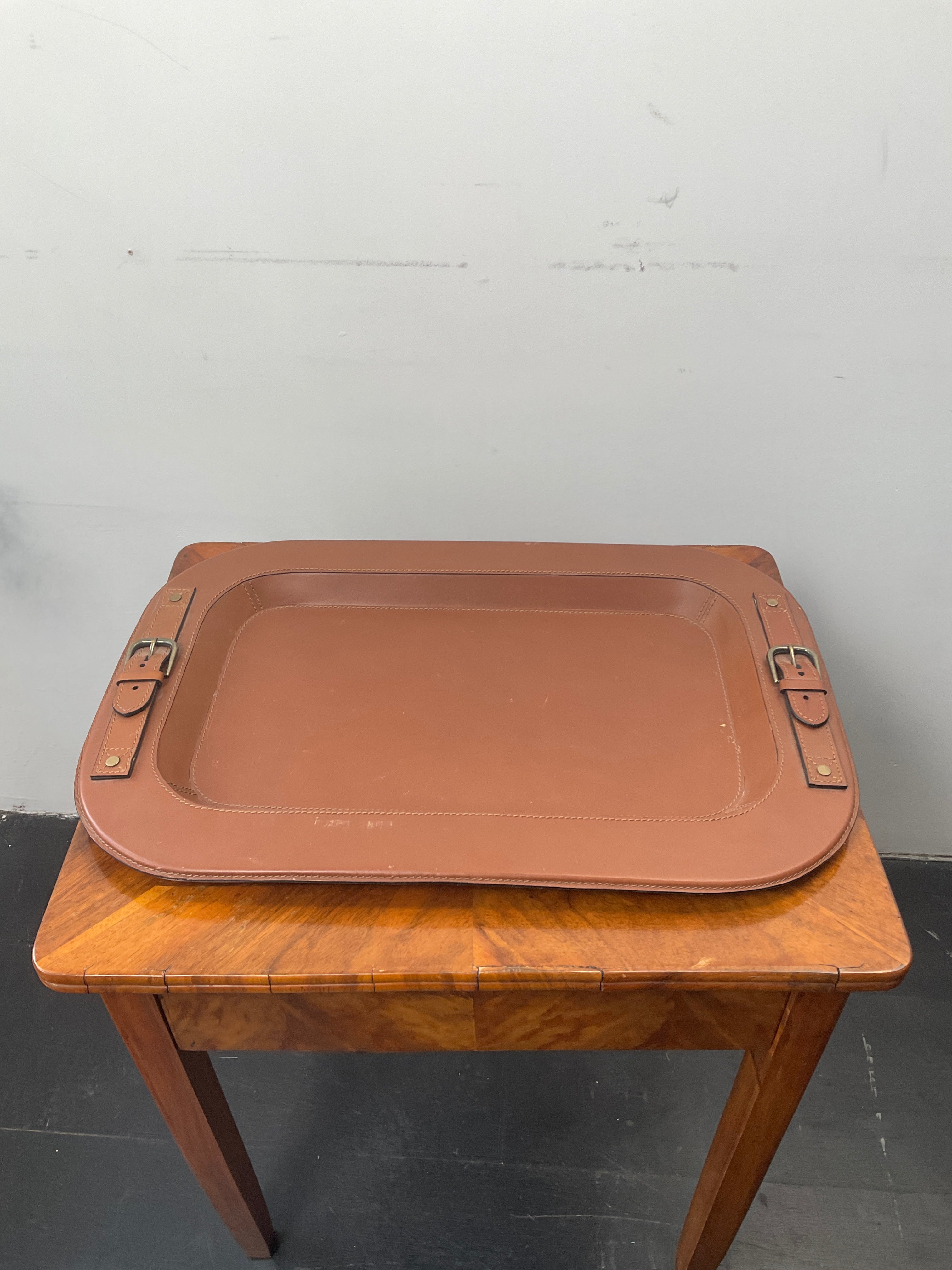 Vintage Leather Tray