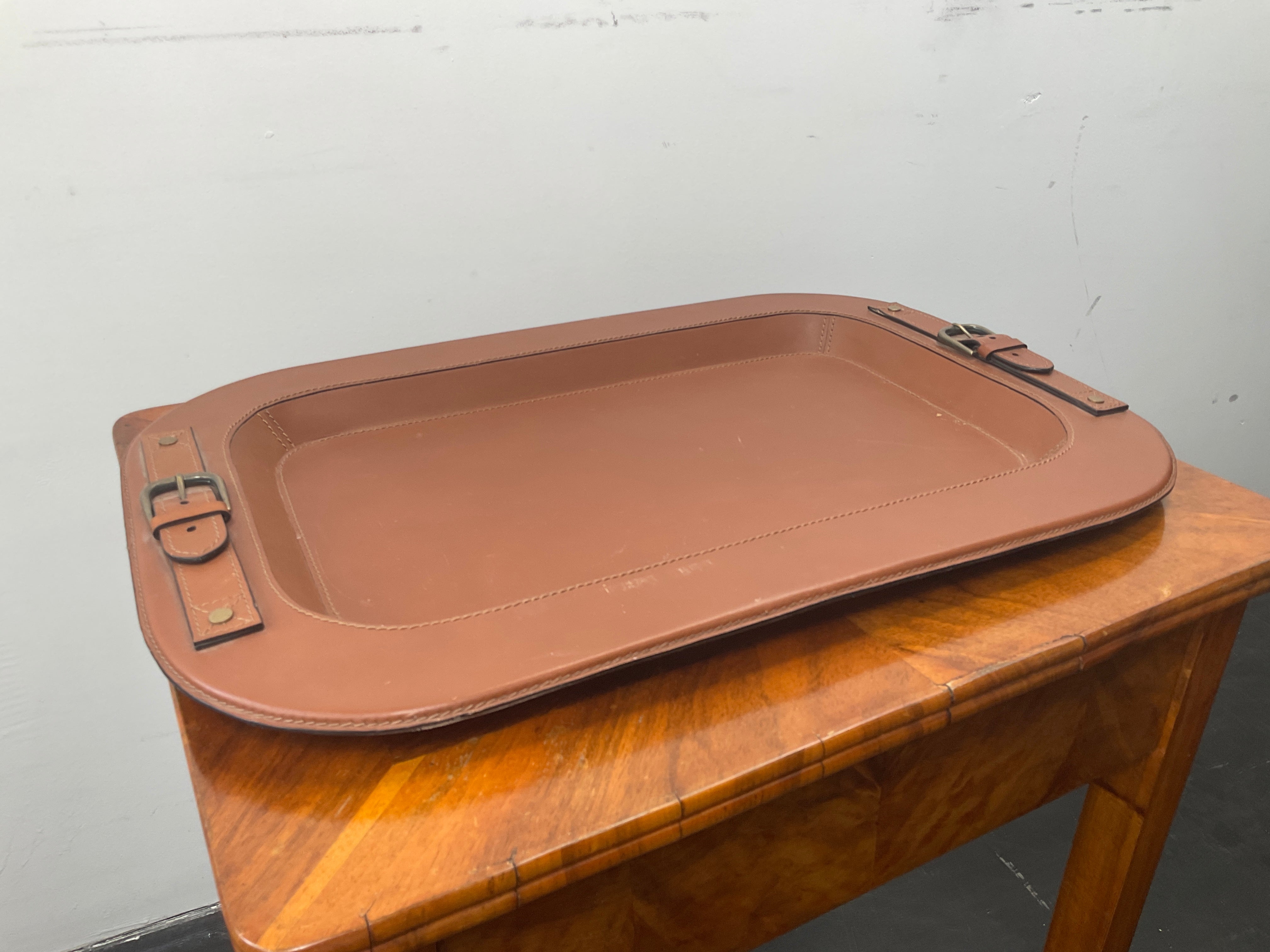 Vintage Leather Tray