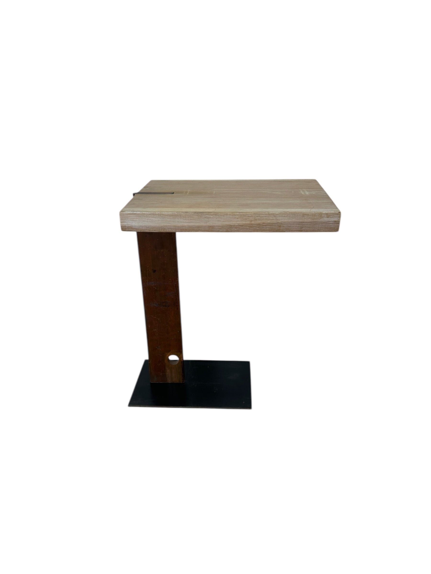 Limited Edition copper and oak side table