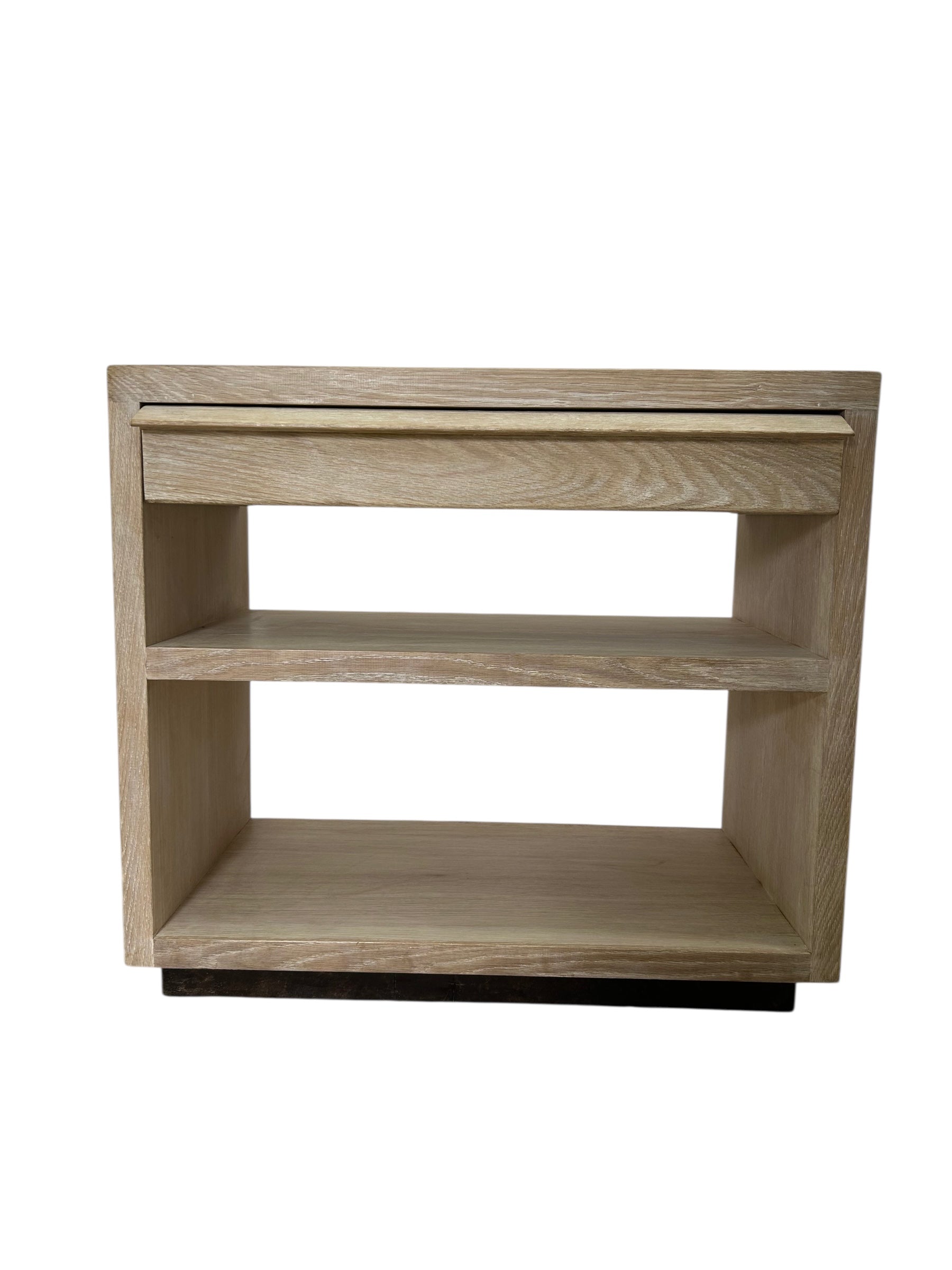 Lucca Studio Paola oak and leather commode