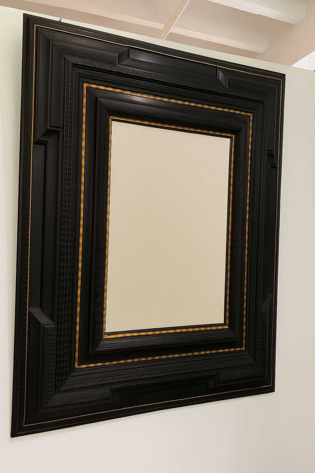 19th Century Ebonized Mirror