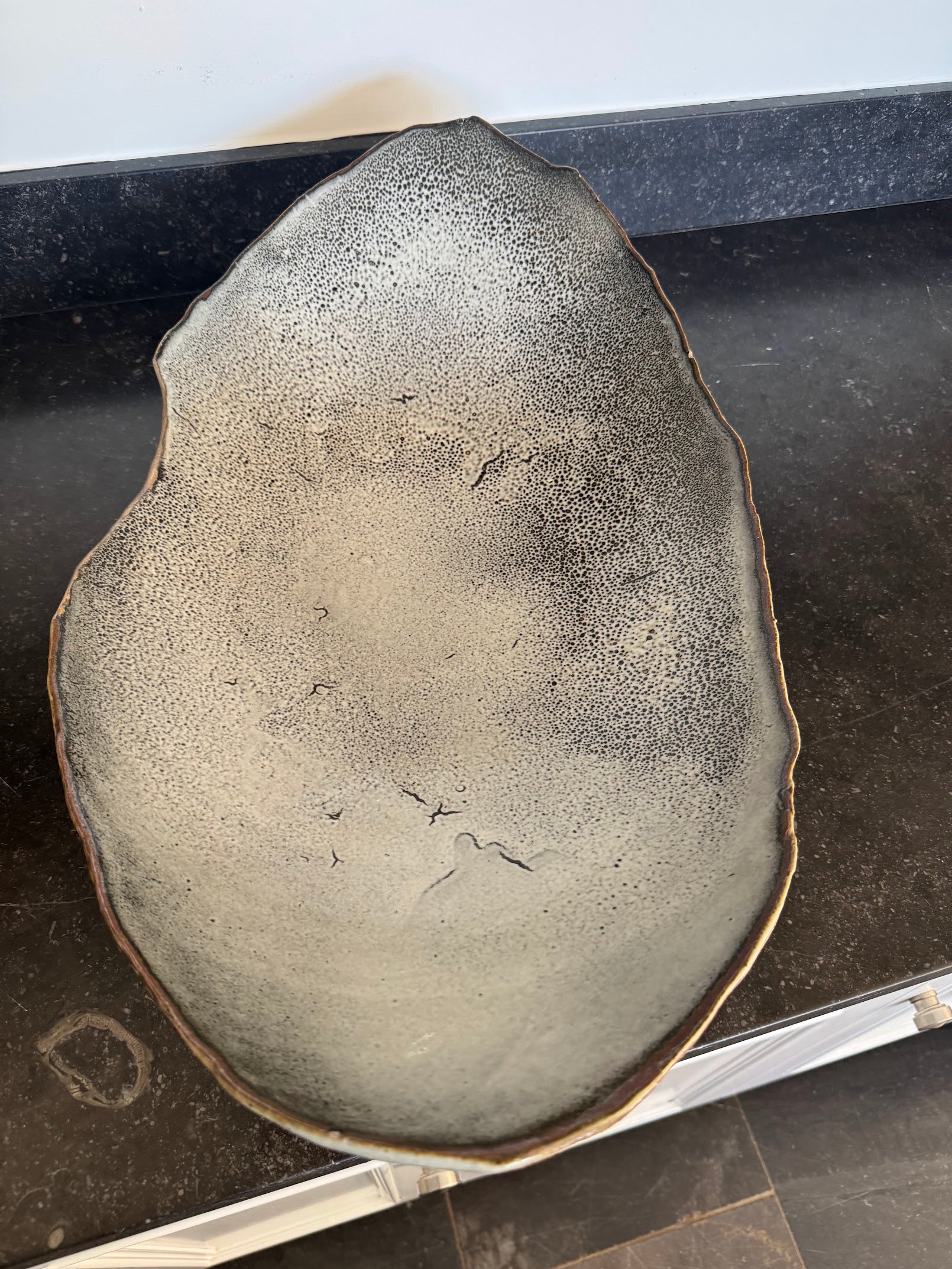 Large Organic Danish Studio Pottery bowl