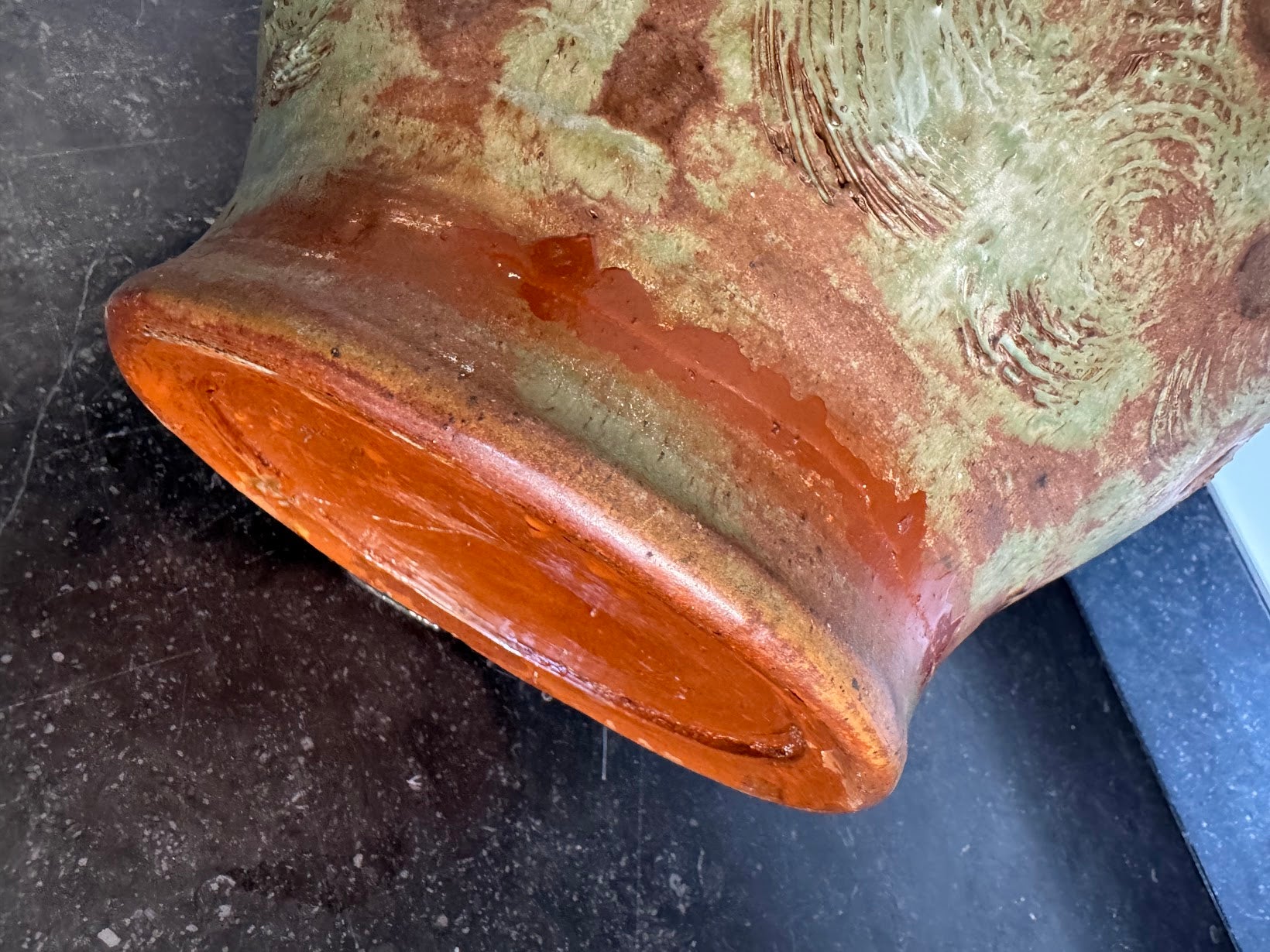 Large Vintage French Ceramic Vessel/Vase