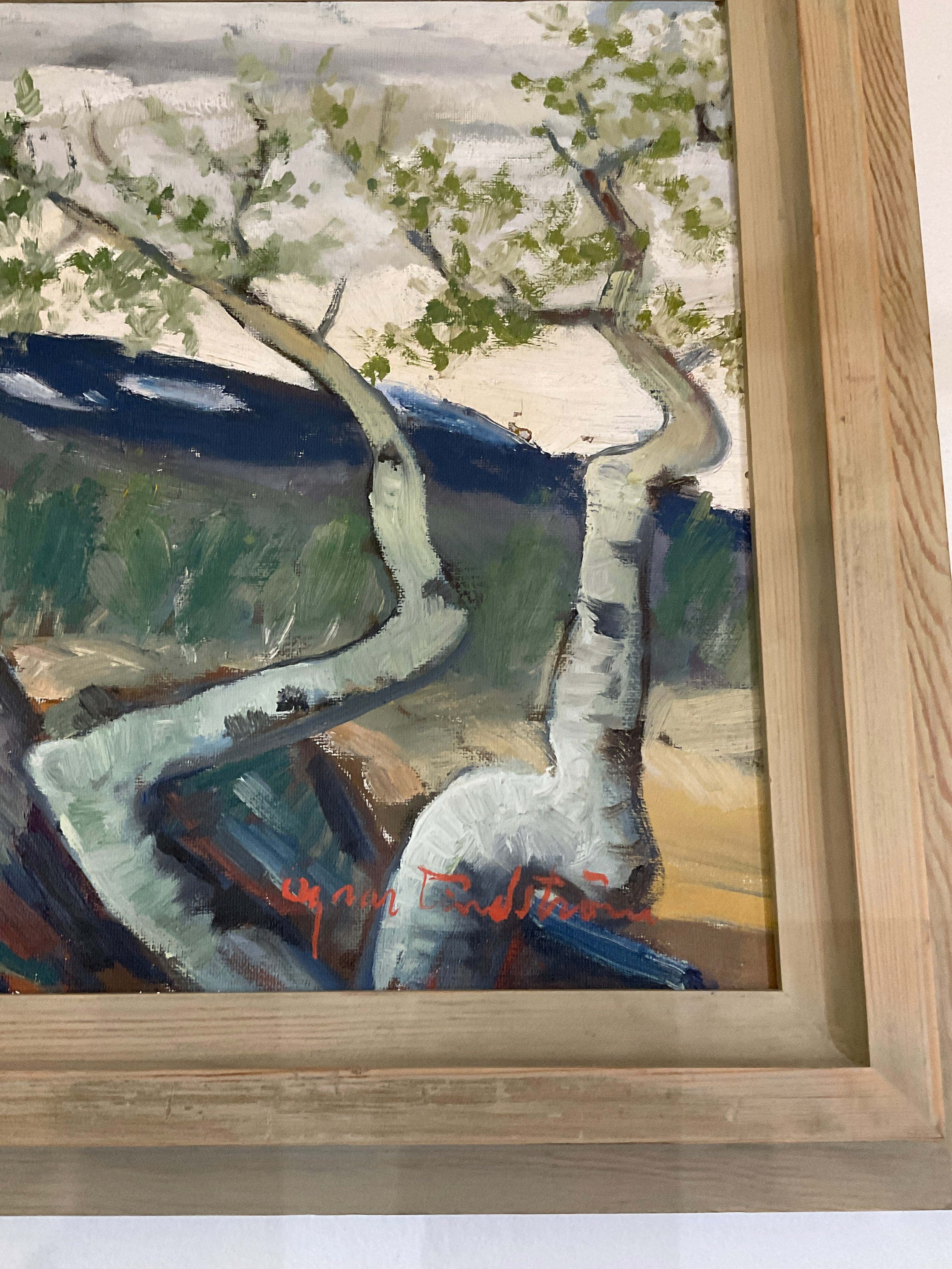 Vintage Danish Landscape Painting