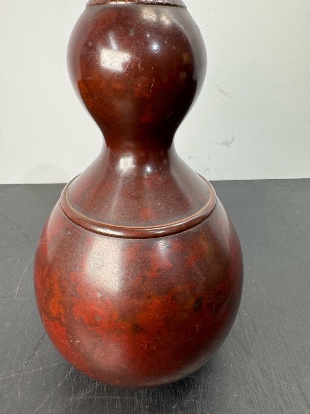 Vintage Japanese Showa Era Bronze Vase