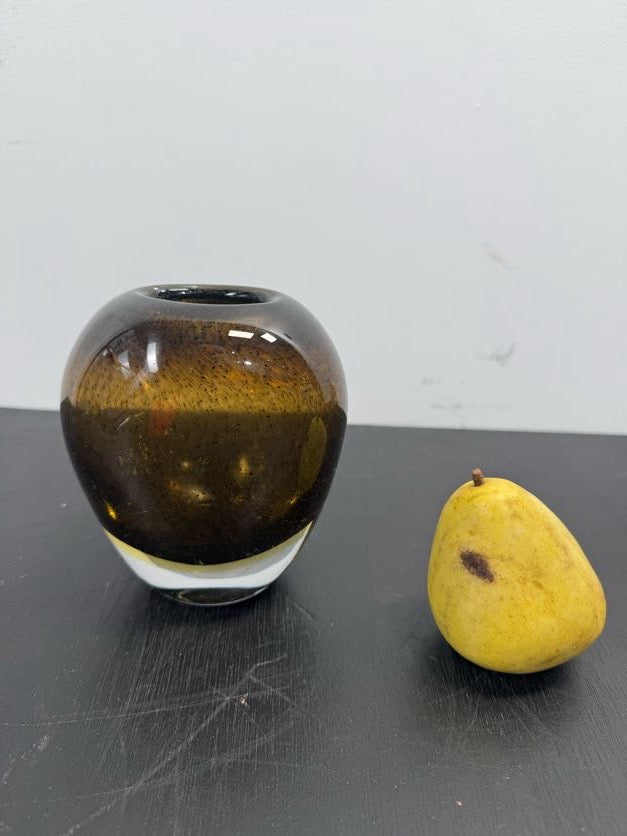 Vintage Swedish Blown Art Glass Vase