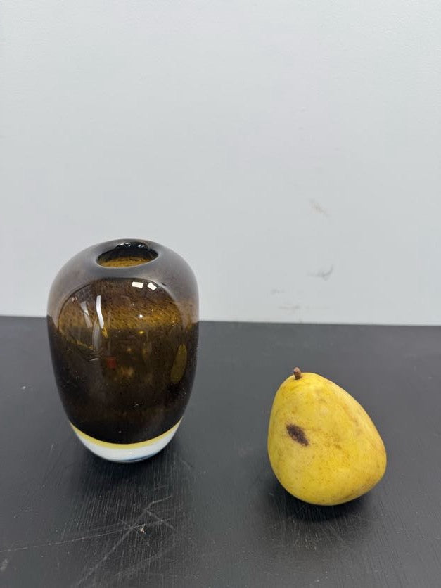 Vintage Swedish Blown Art Glass Vase