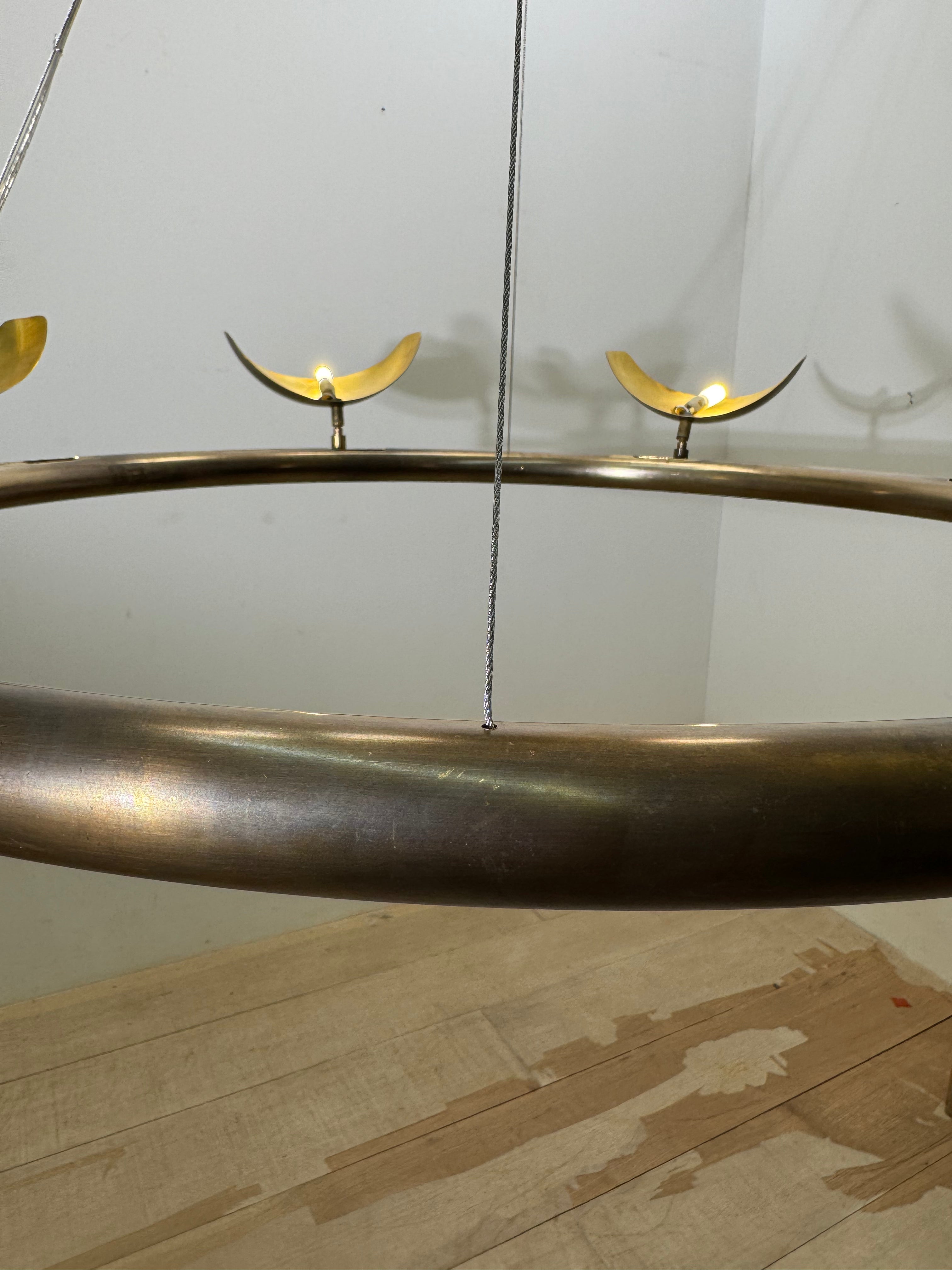 Lucca Studio Bronze Eight Light Hagens Chandelier