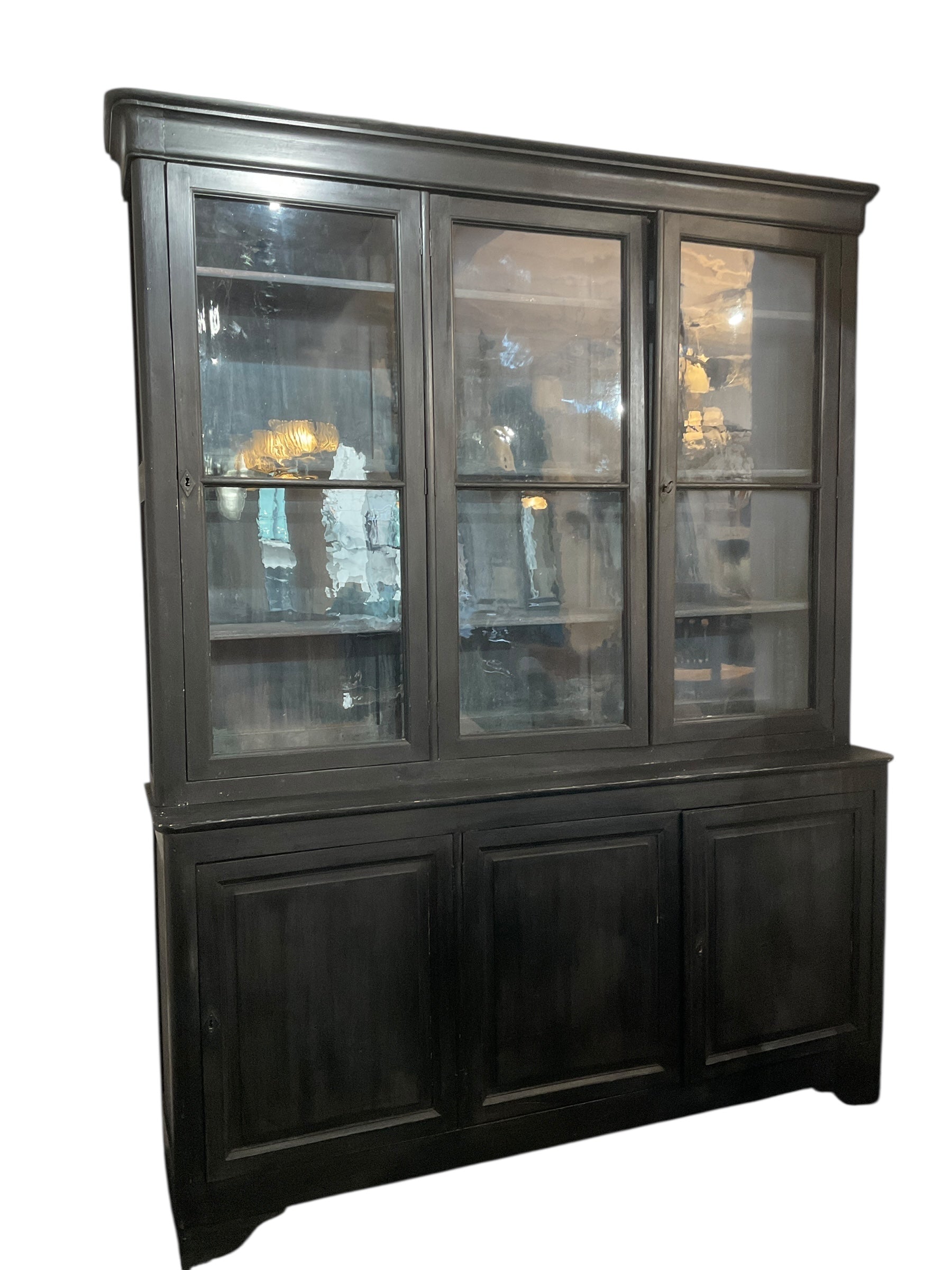 19th century French Ebonized Cabinet