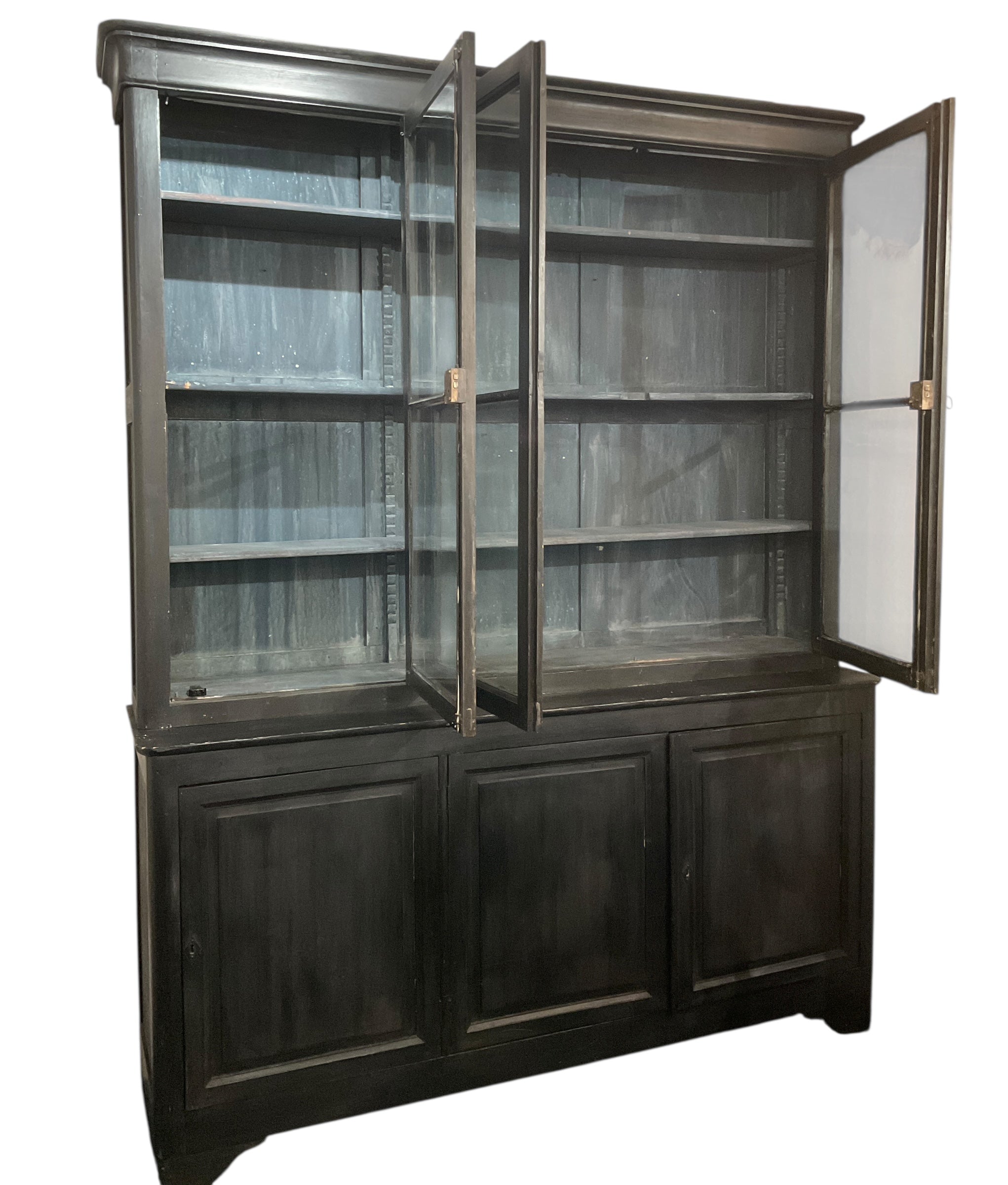 19th century French Ebonized Cabinet