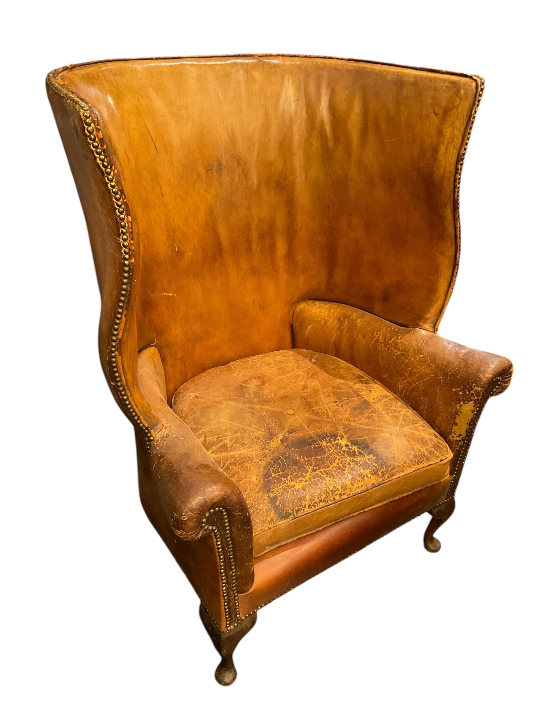 English 19th Century Leather Chair