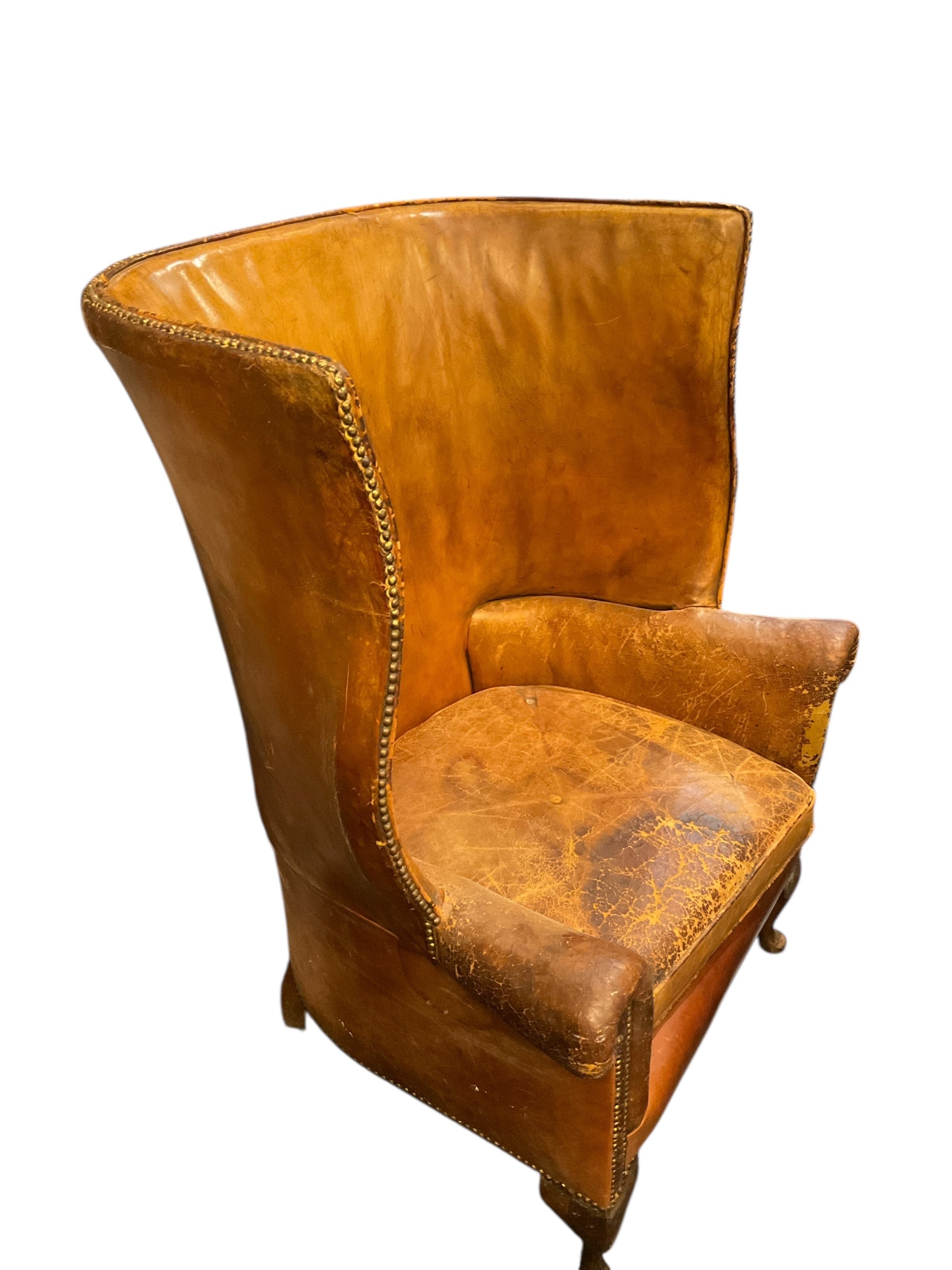 English 19th Century Leather Chair