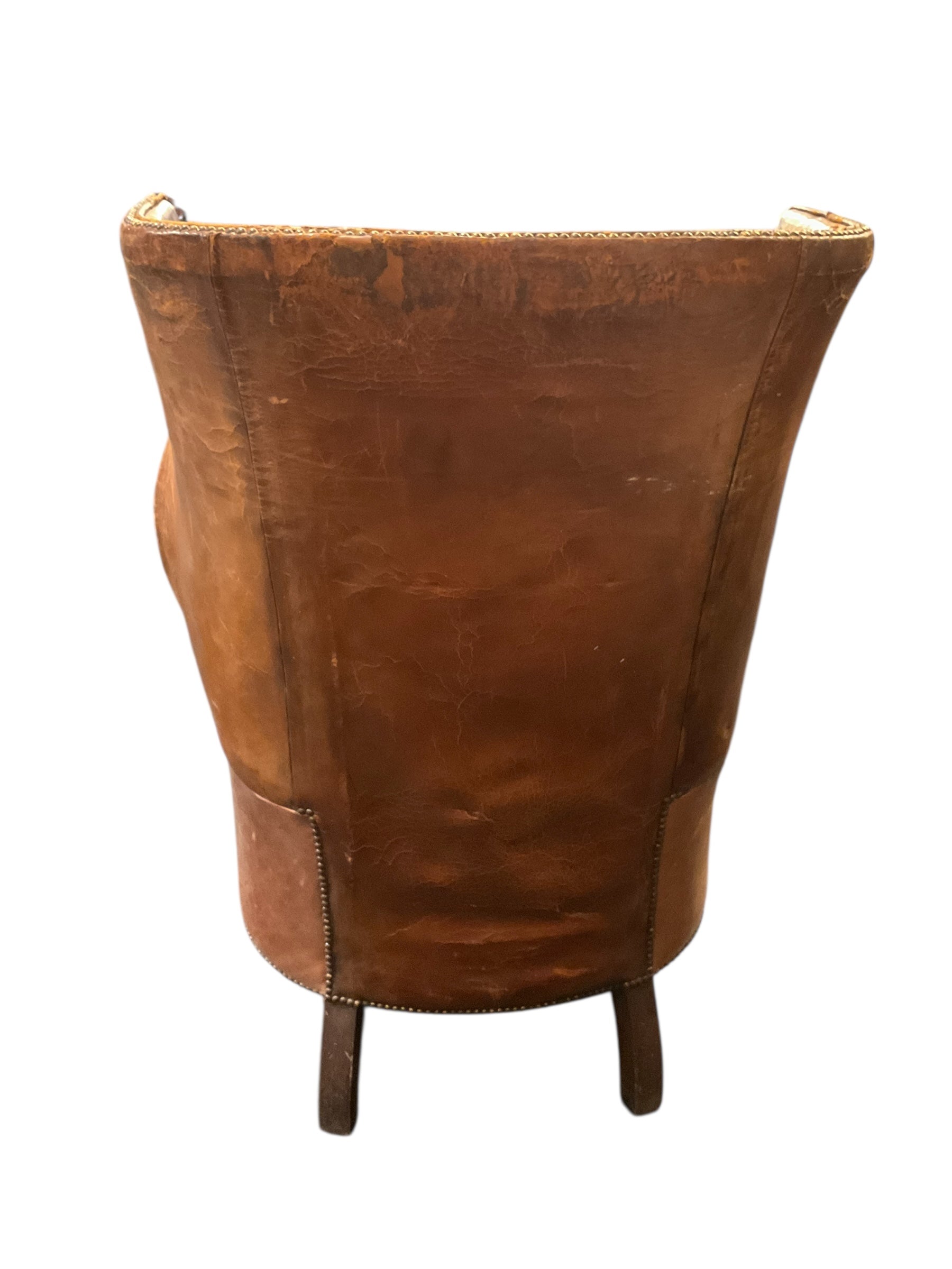 English 19th Century Leather Chair