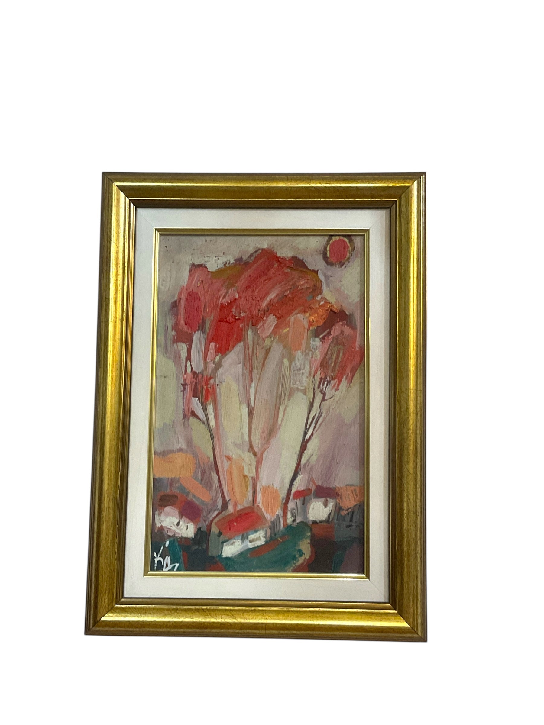 Small Danish Floral Painting