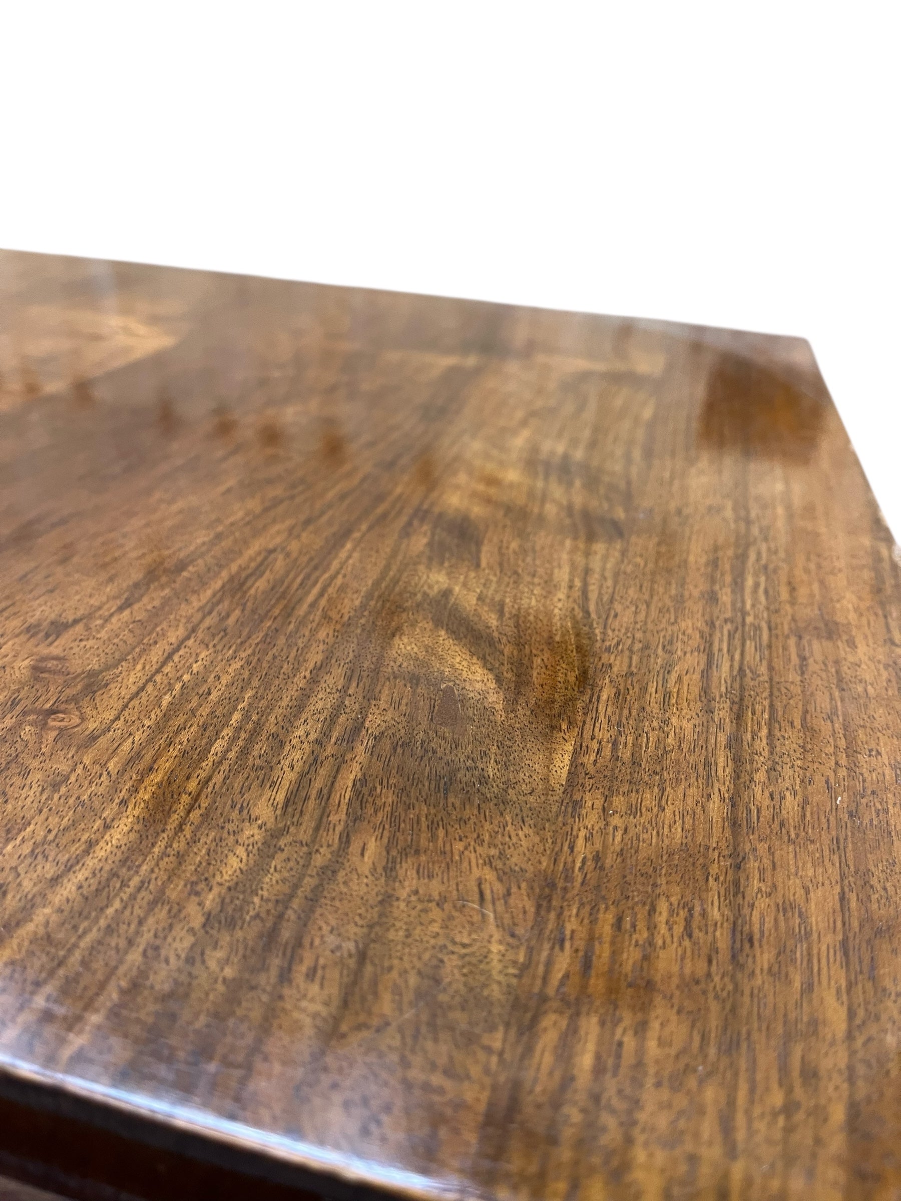 Danish Burl Wood 19th Century Commode