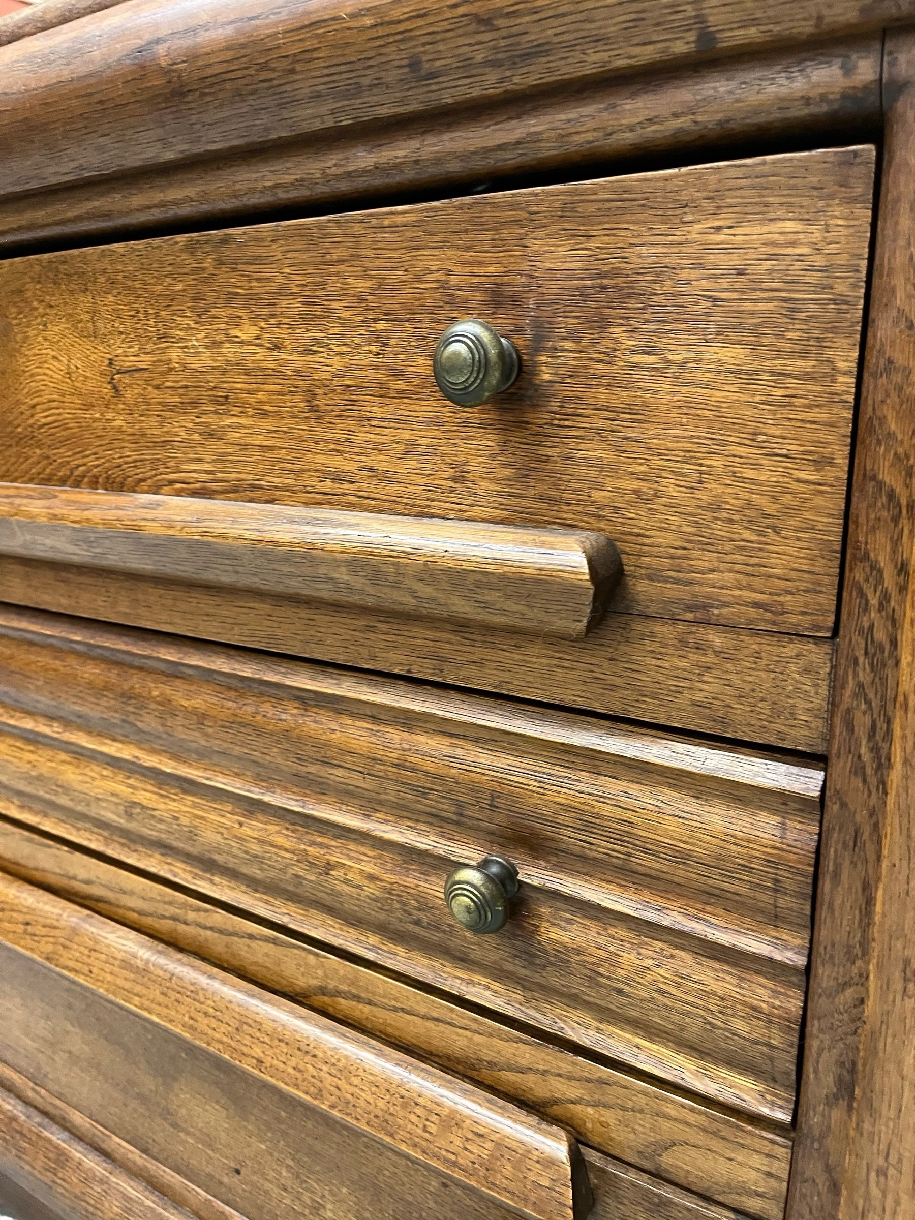 French 1940's Oak Commode