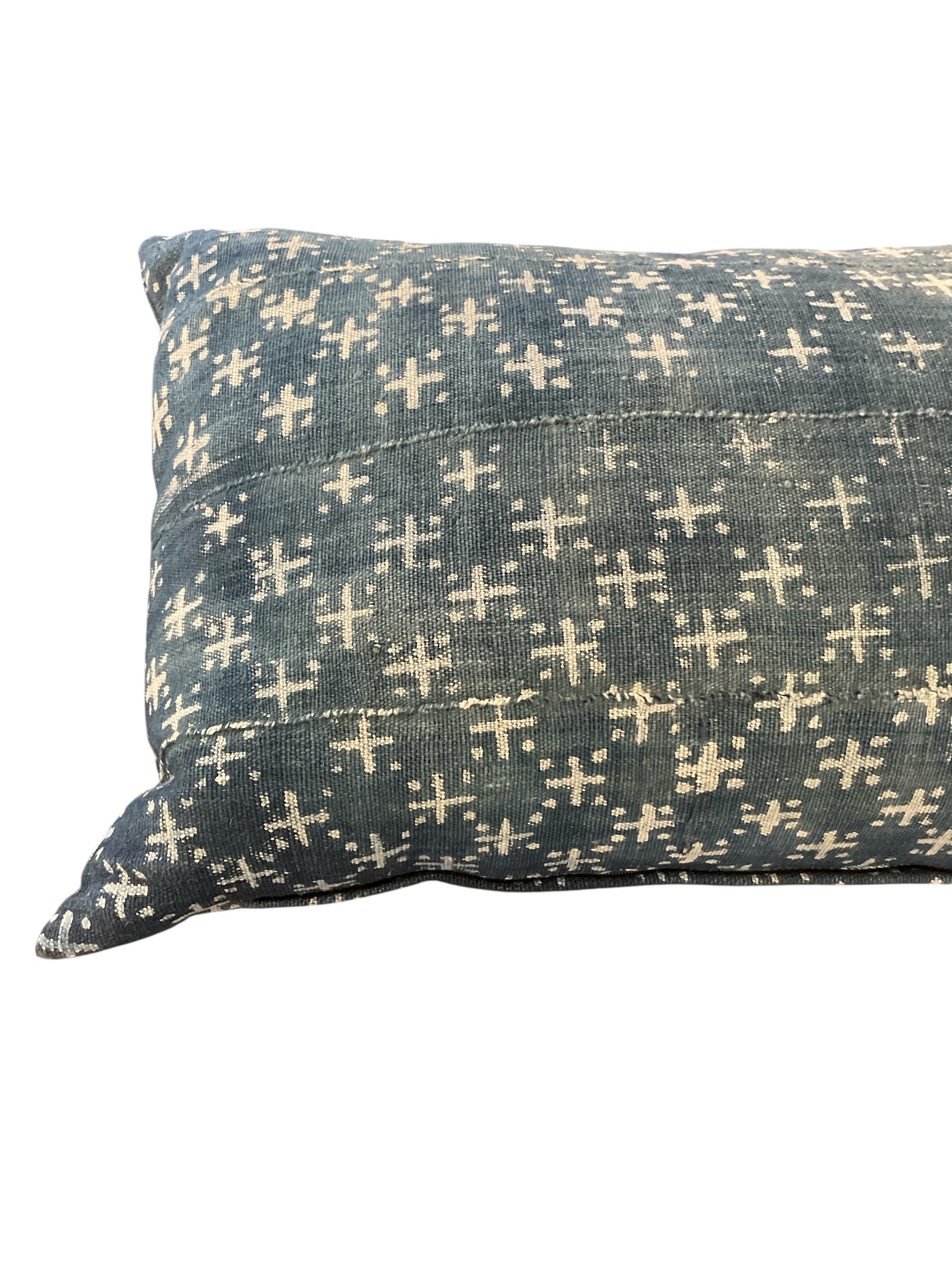 Vintage Japanese Indigo Pillow down filled