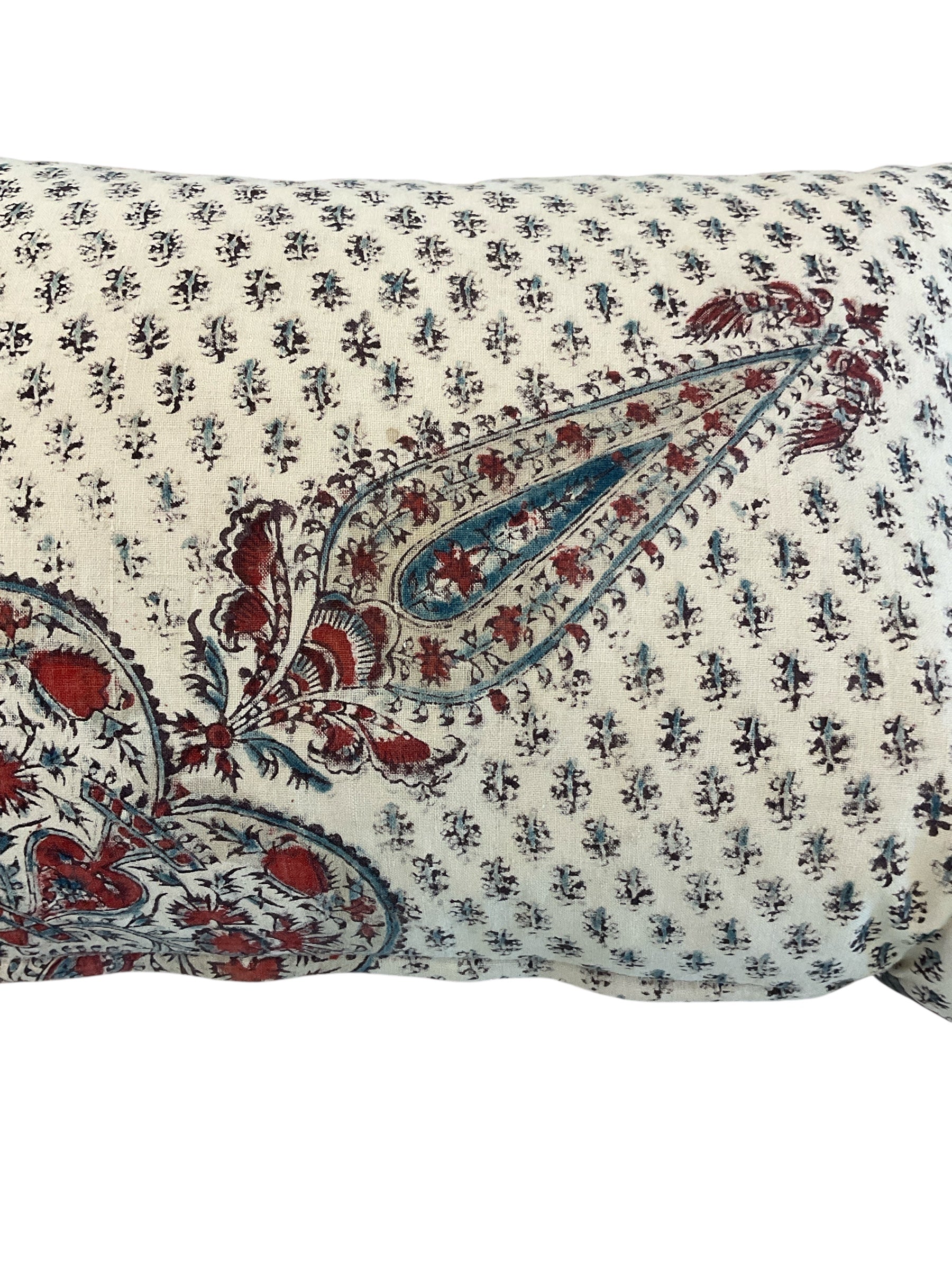 French Block Print Pillow