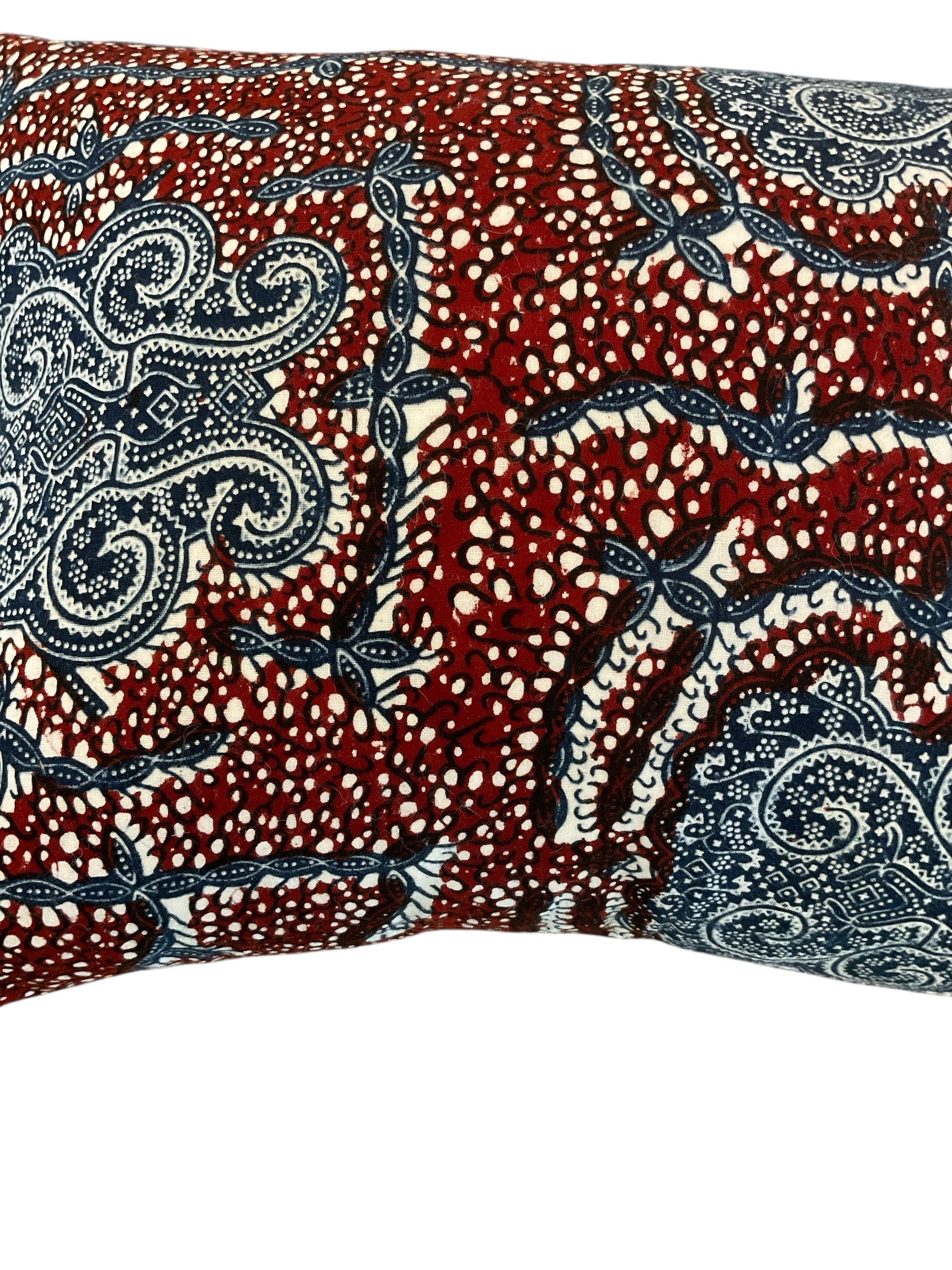 Vintage Batik Textile Pillow