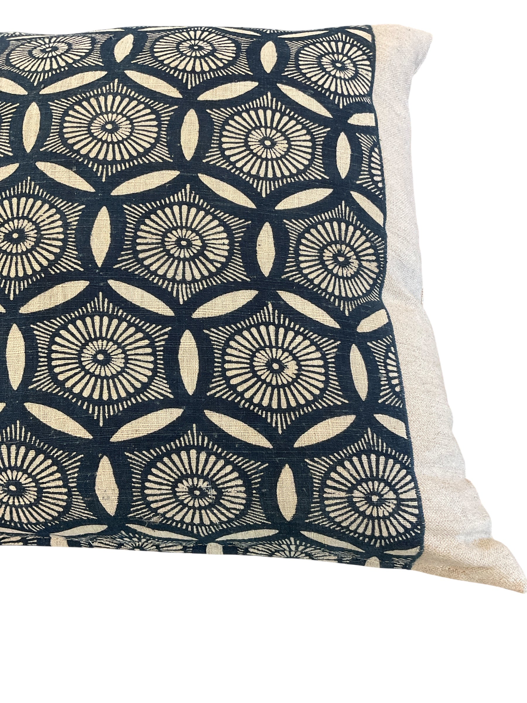 Antique Japanese indigo textile Pillow