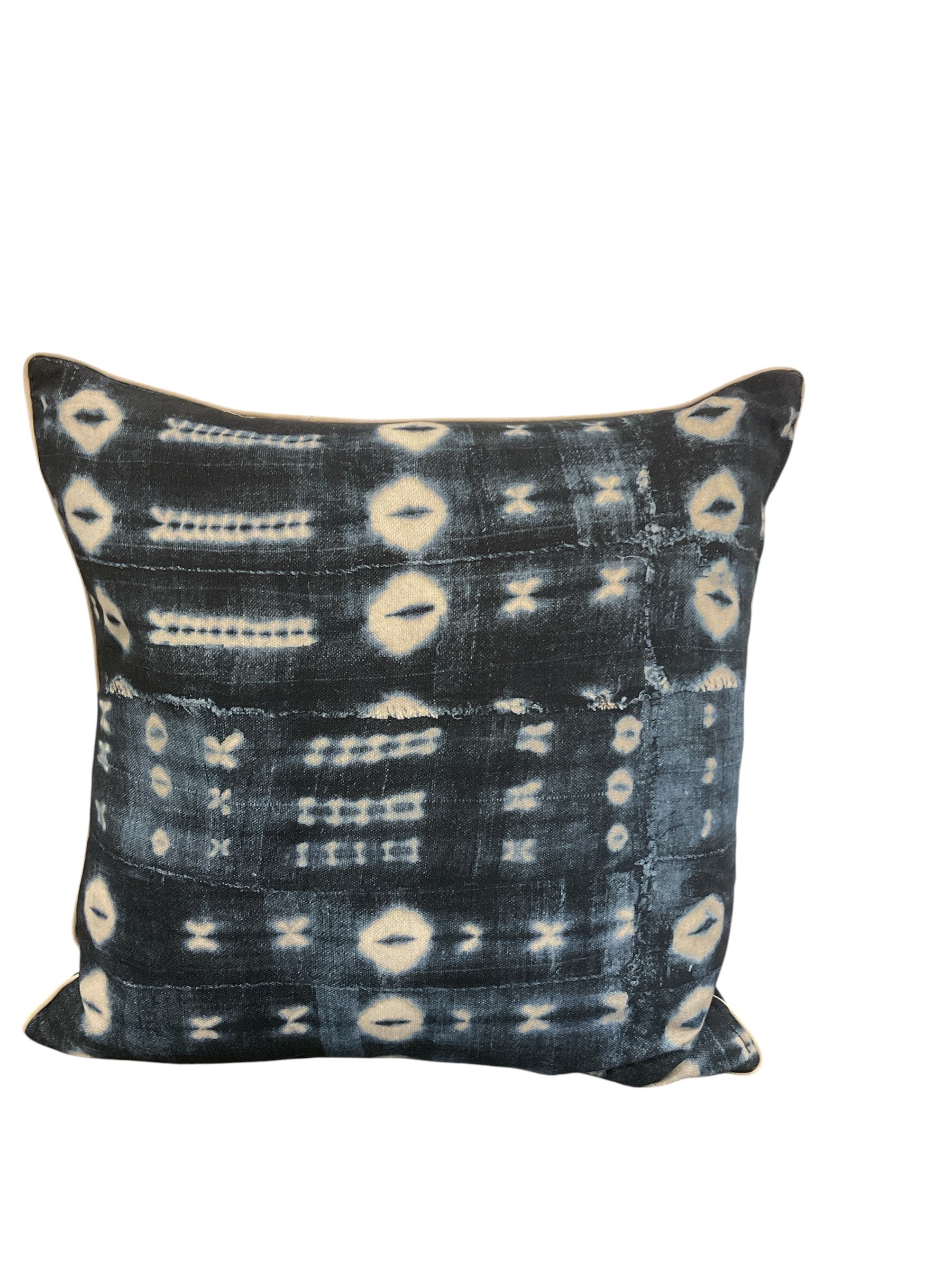 vintage African indigo Pillow