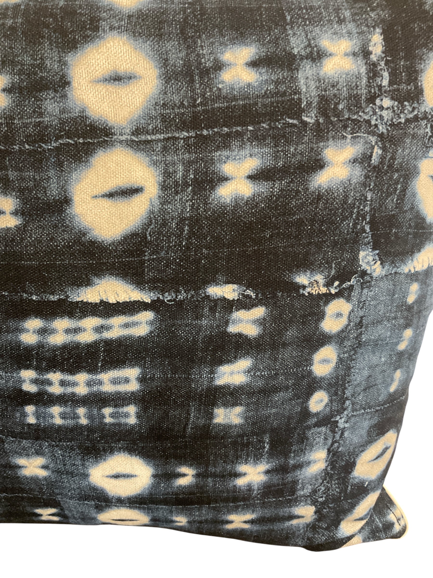 vintage African indigo Pillow