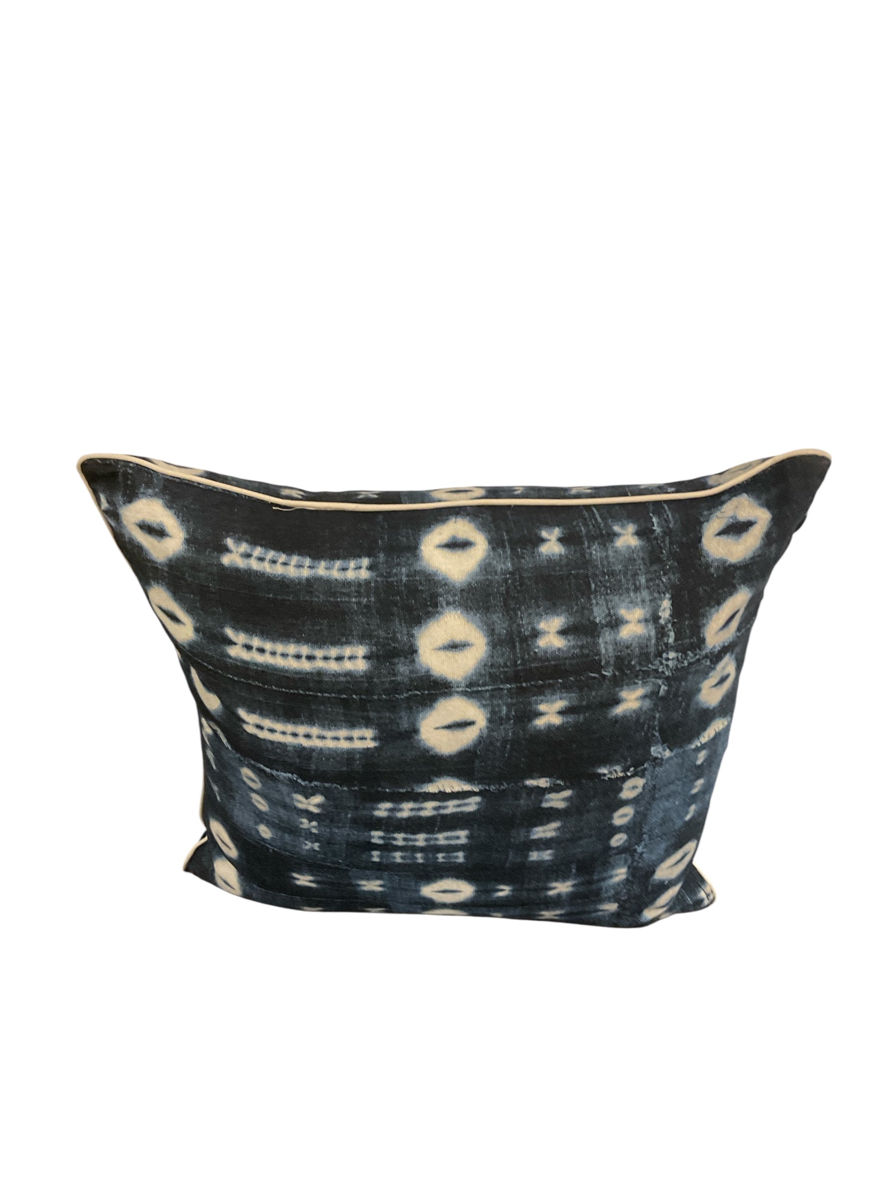 vintage African indigo Pillow