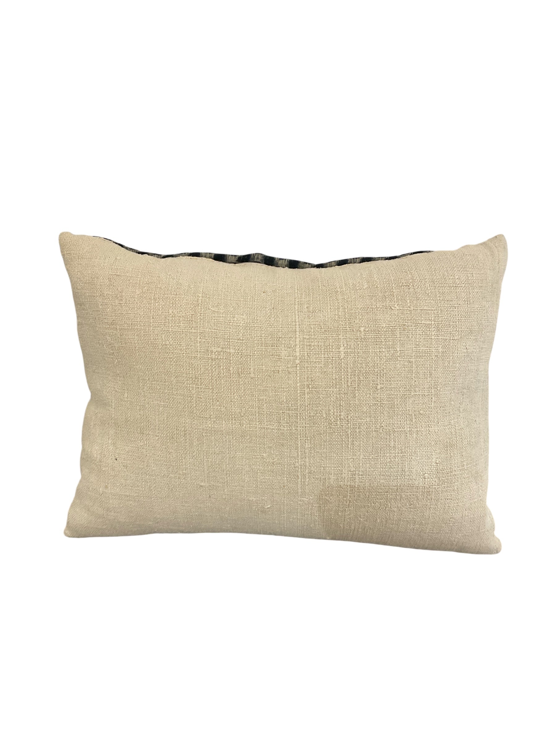 vintage Japanese indigo Pillow