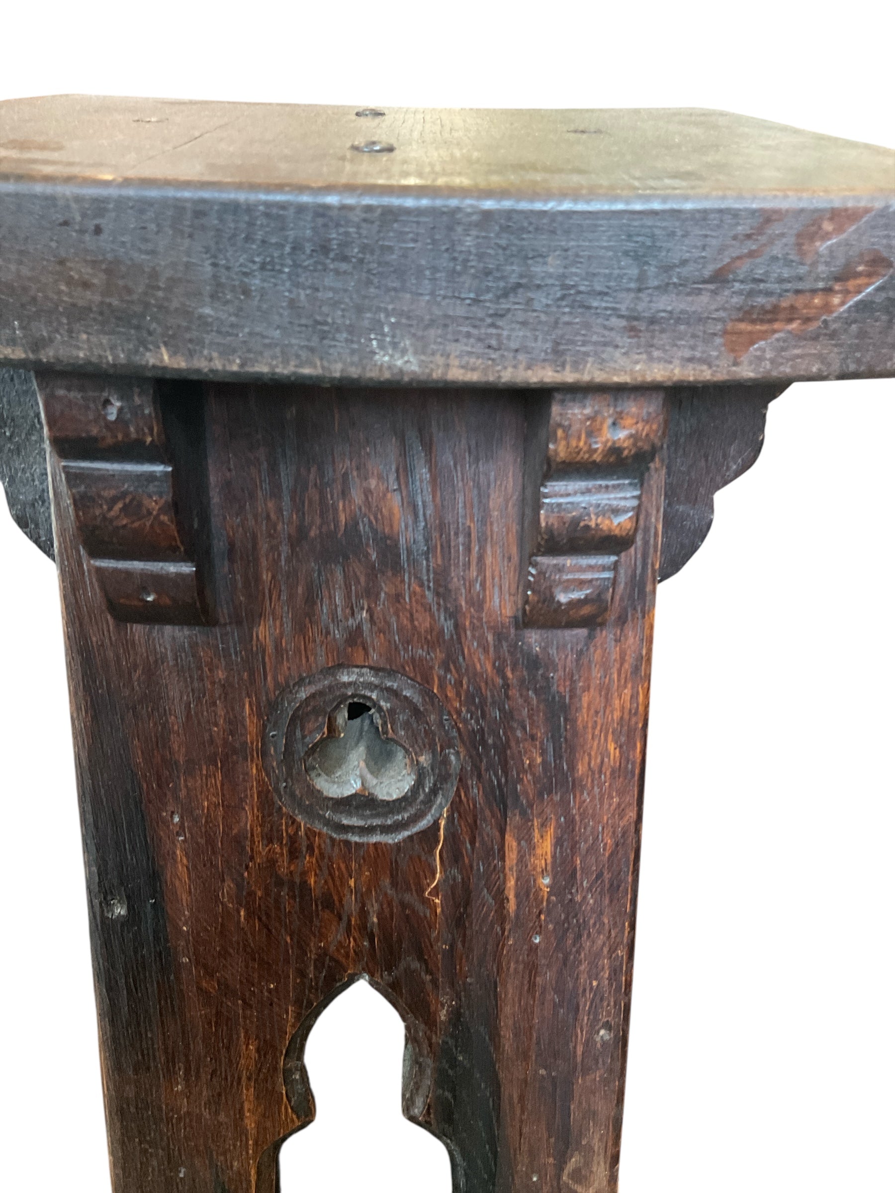 Unique arts and crafts side Table