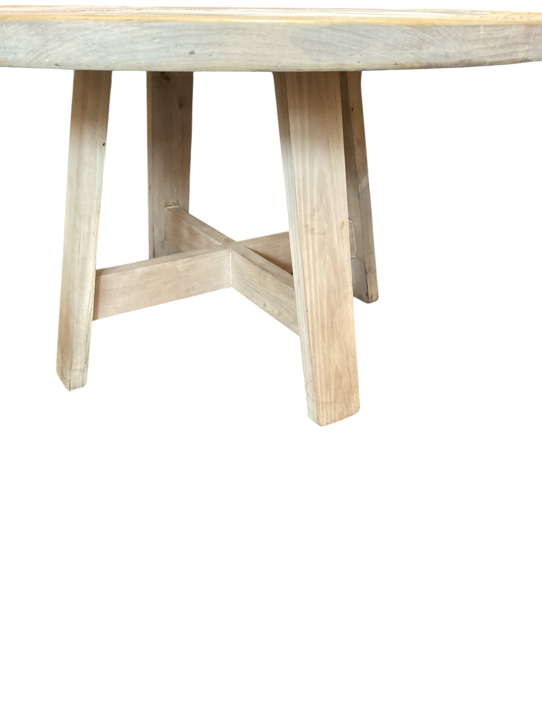 Limited Edition 19th Century Zinc Top Oak Table