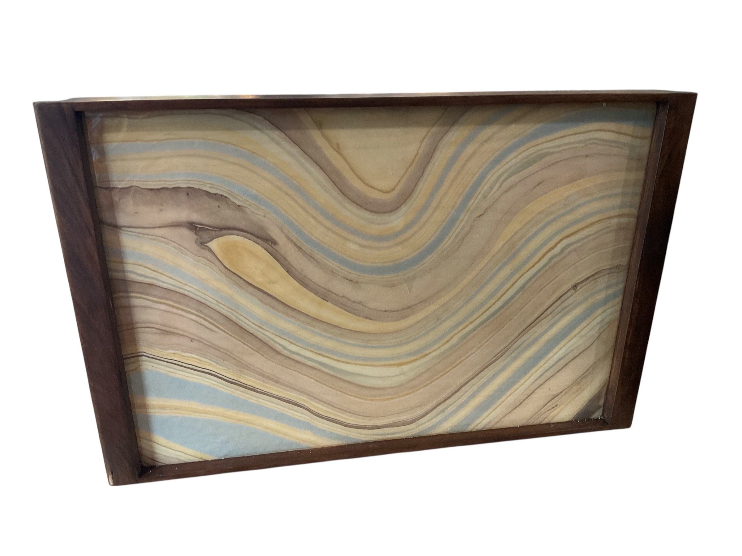 Vintage Italian Marblelized Paper Tray