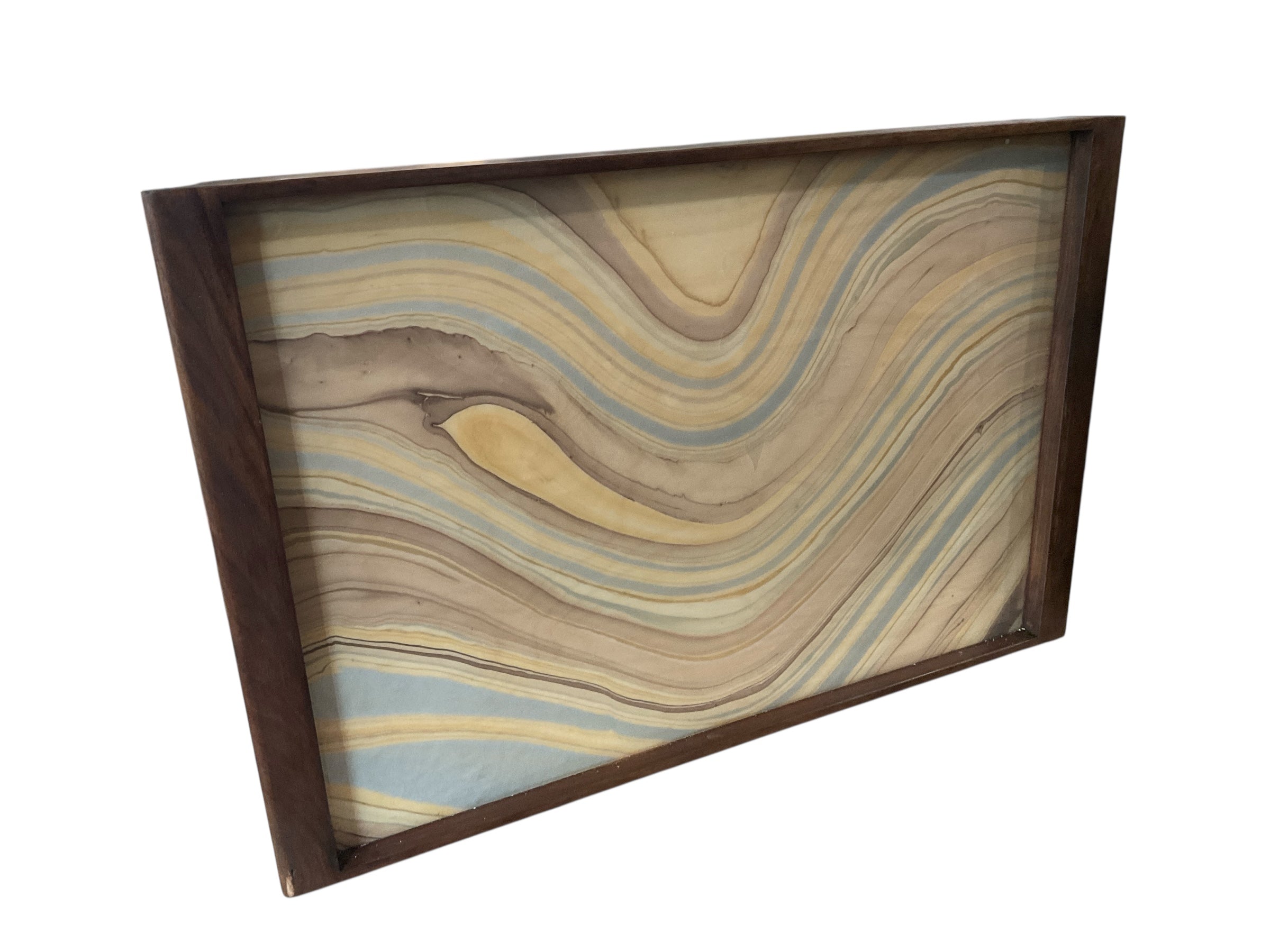 Vintage Italian Marblelized Paper Tray