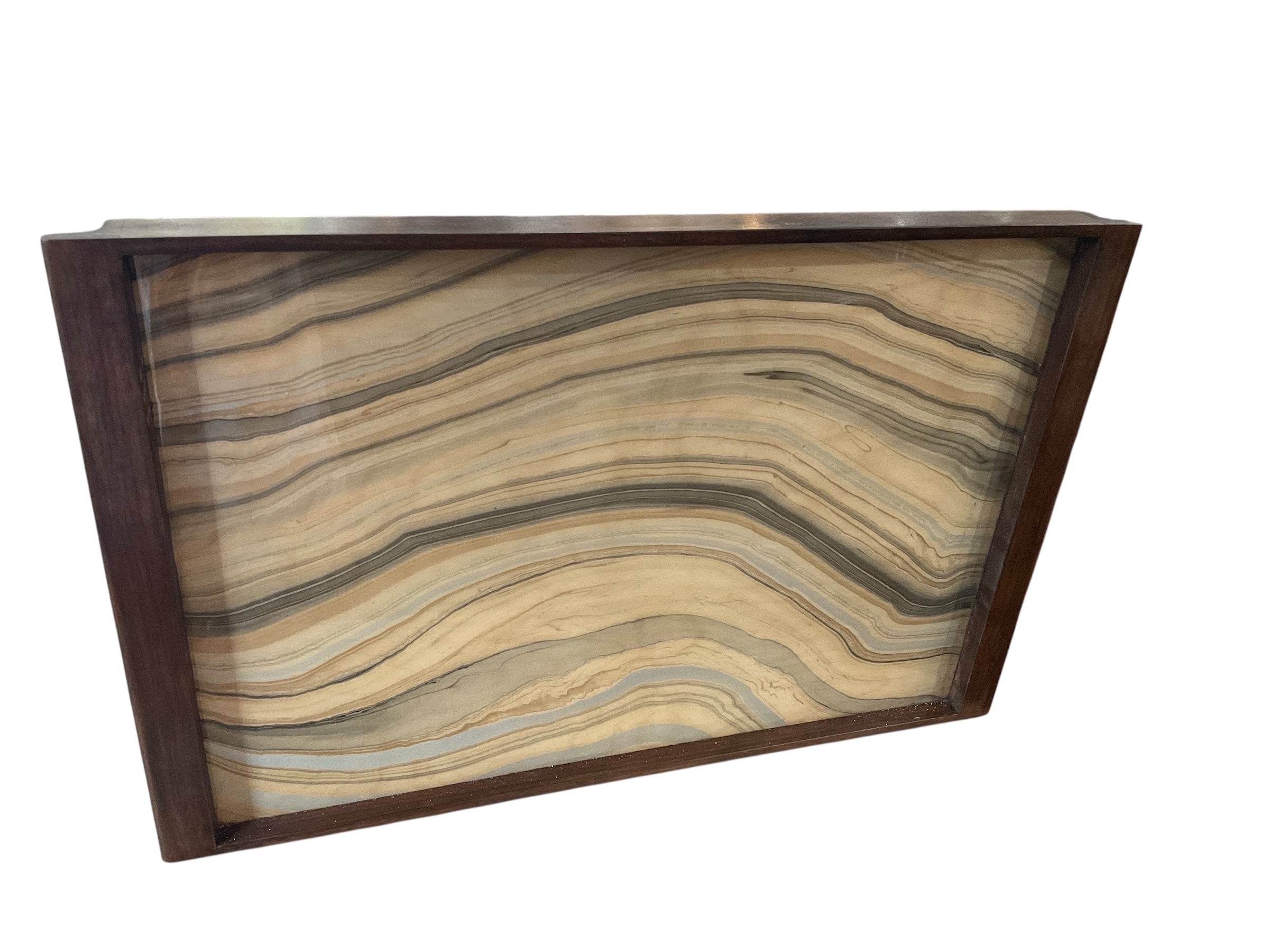 Vintage Italian Marbleized Paper Tray