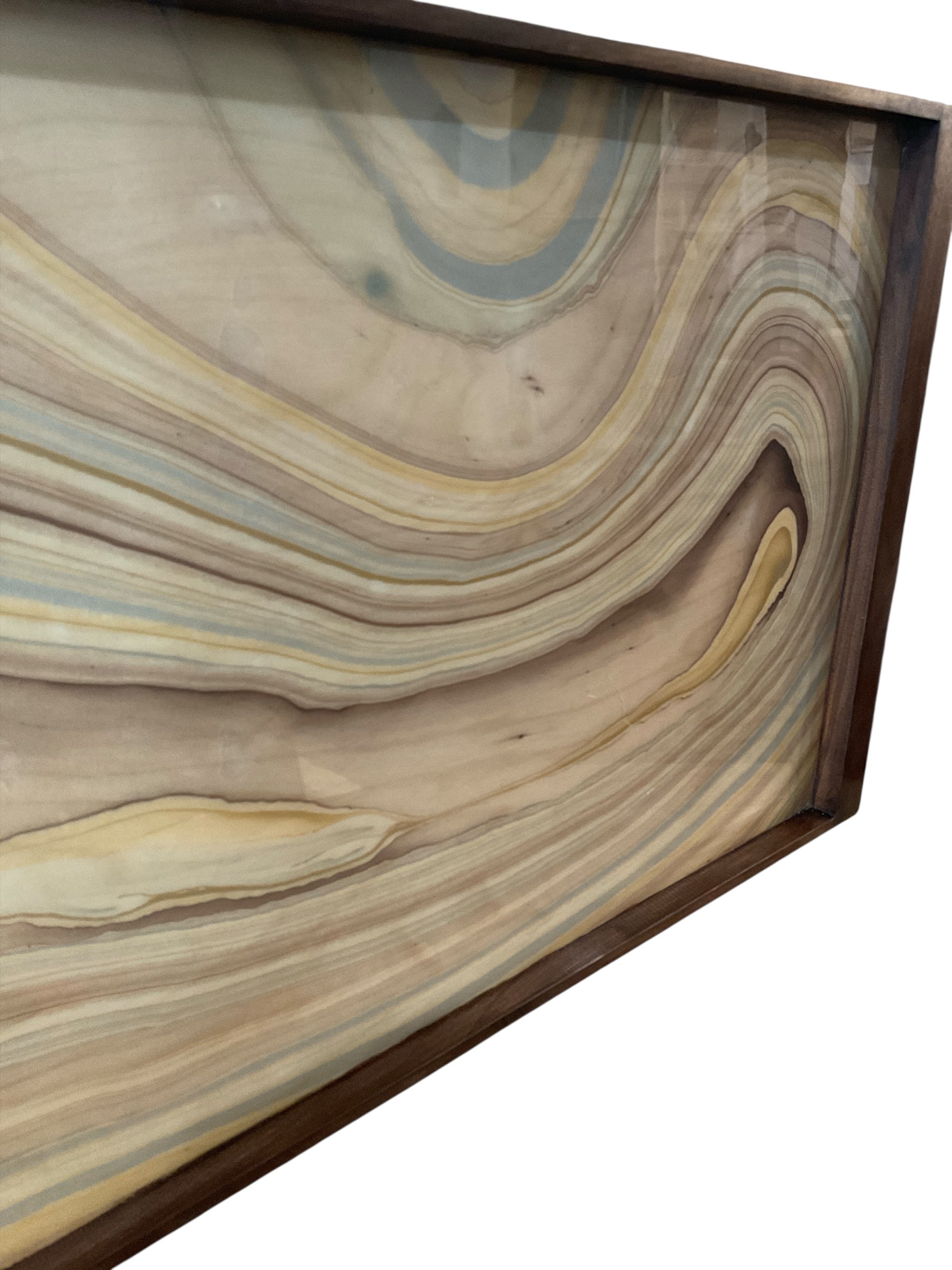 Vintage Italian Marbleized Paper Tray