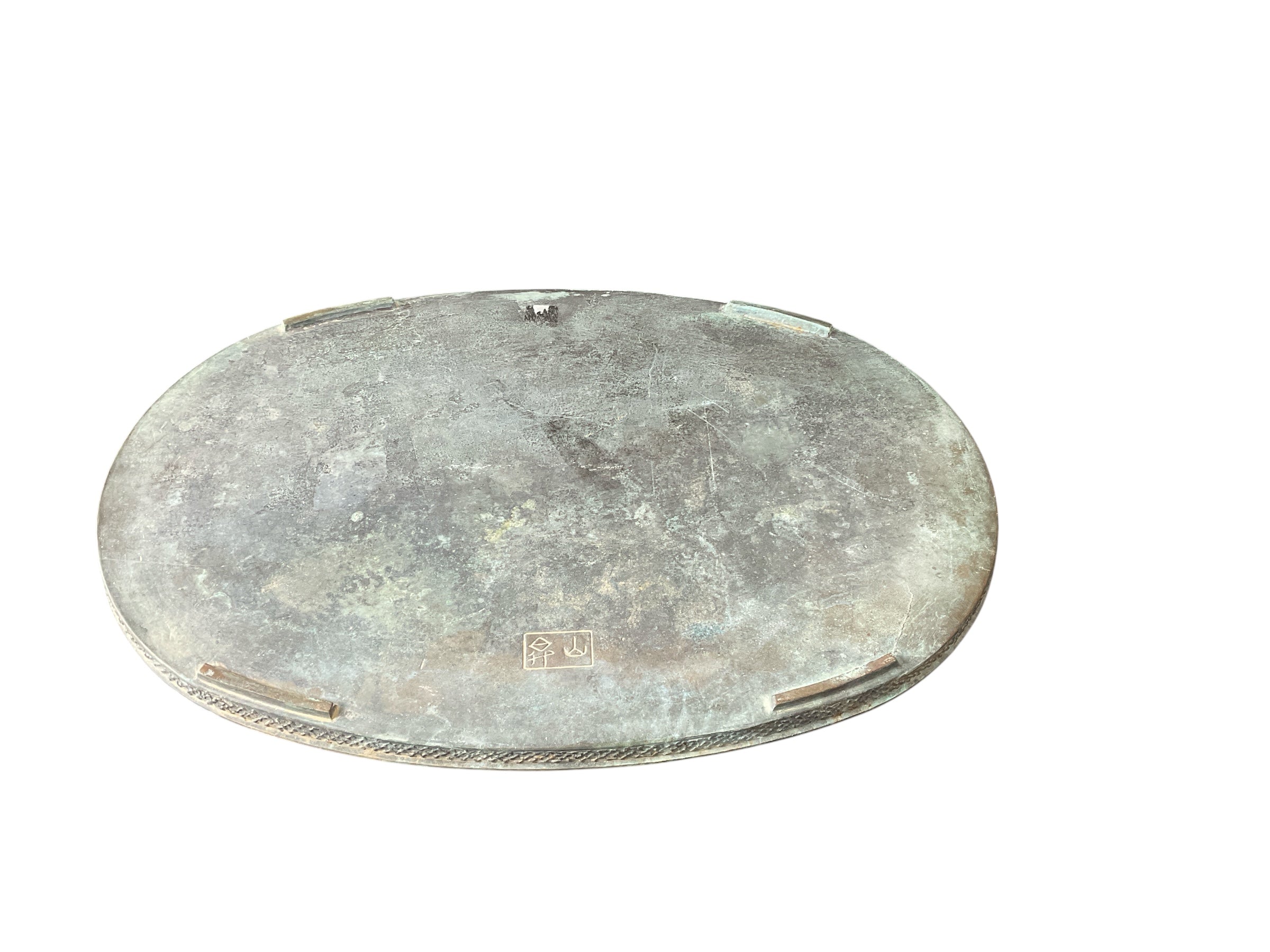 Japanese 19th Century Bronze Tray