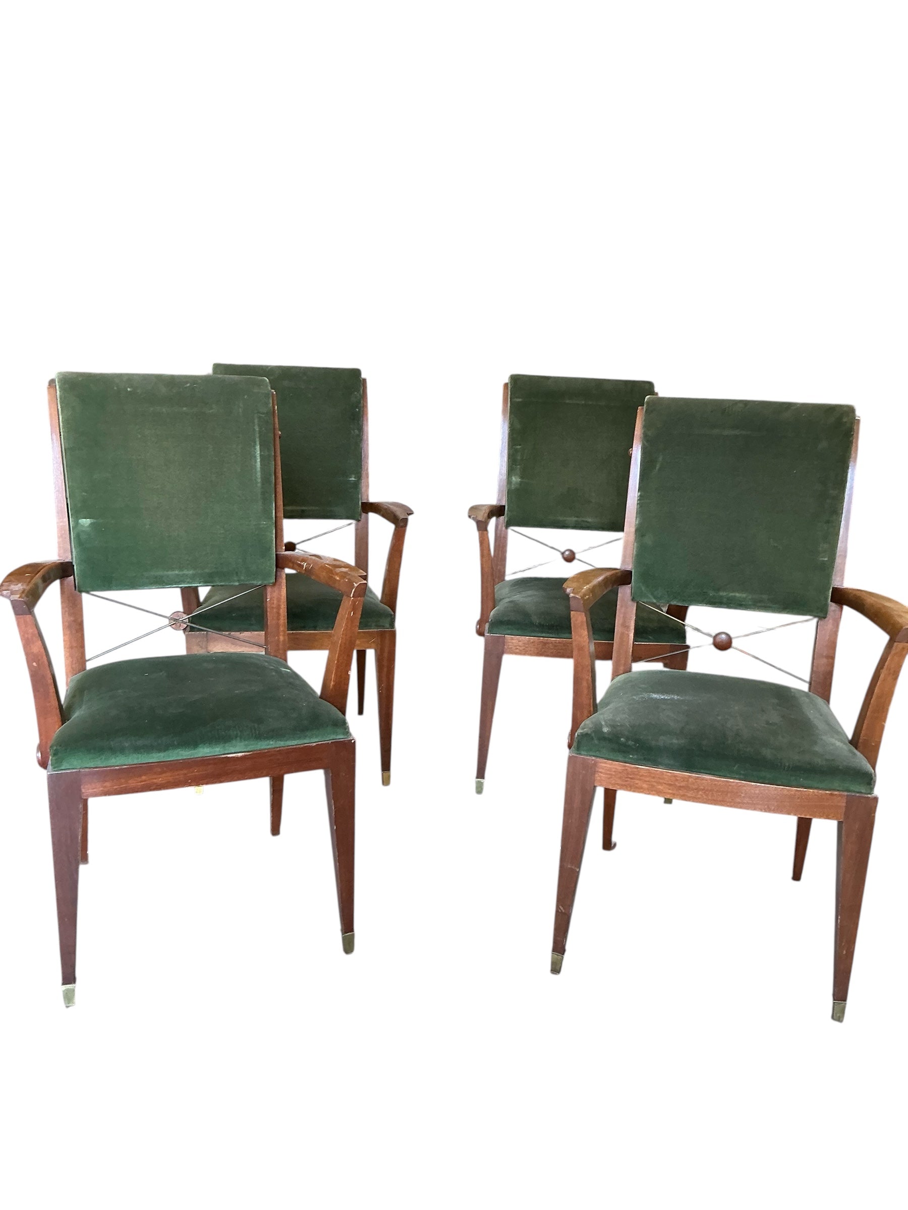 Set of (4) French Neo - Classic Dining Chairs