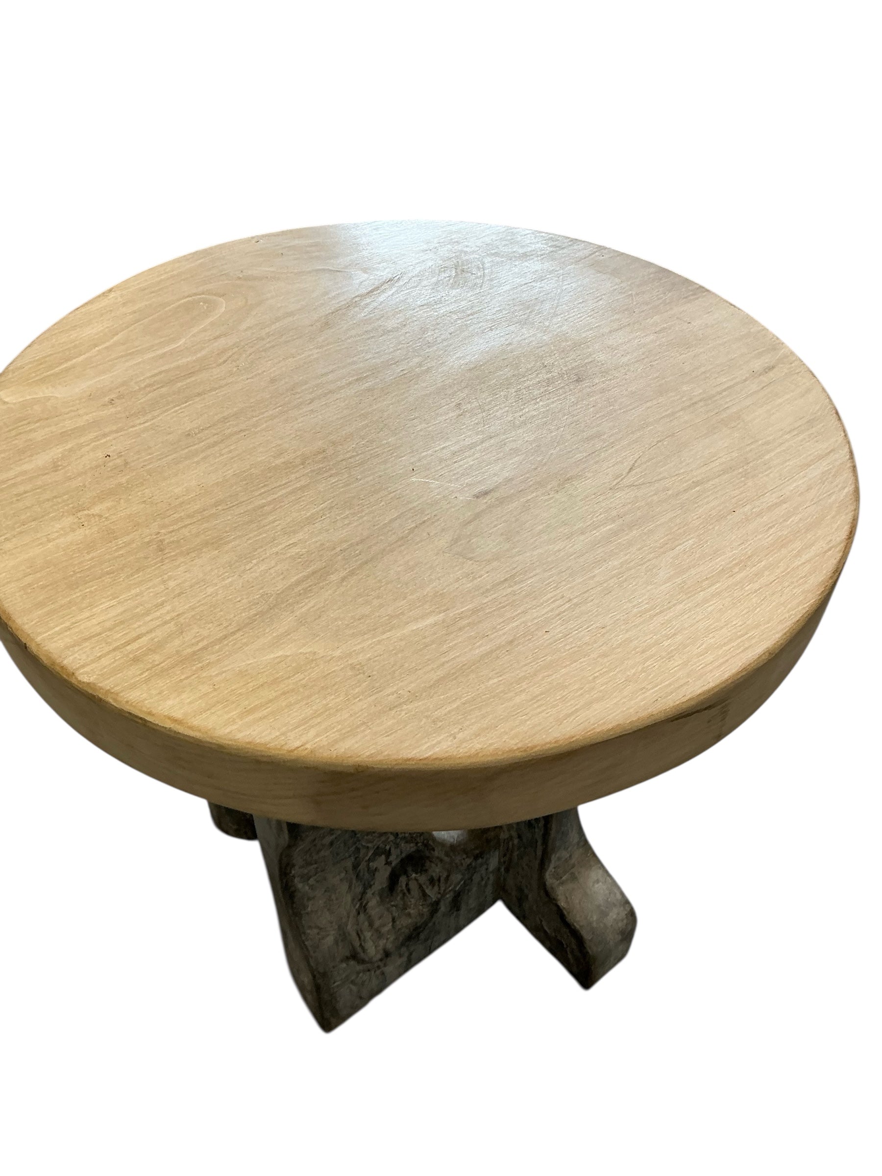 Limited Edition Modernist Oak Side Table