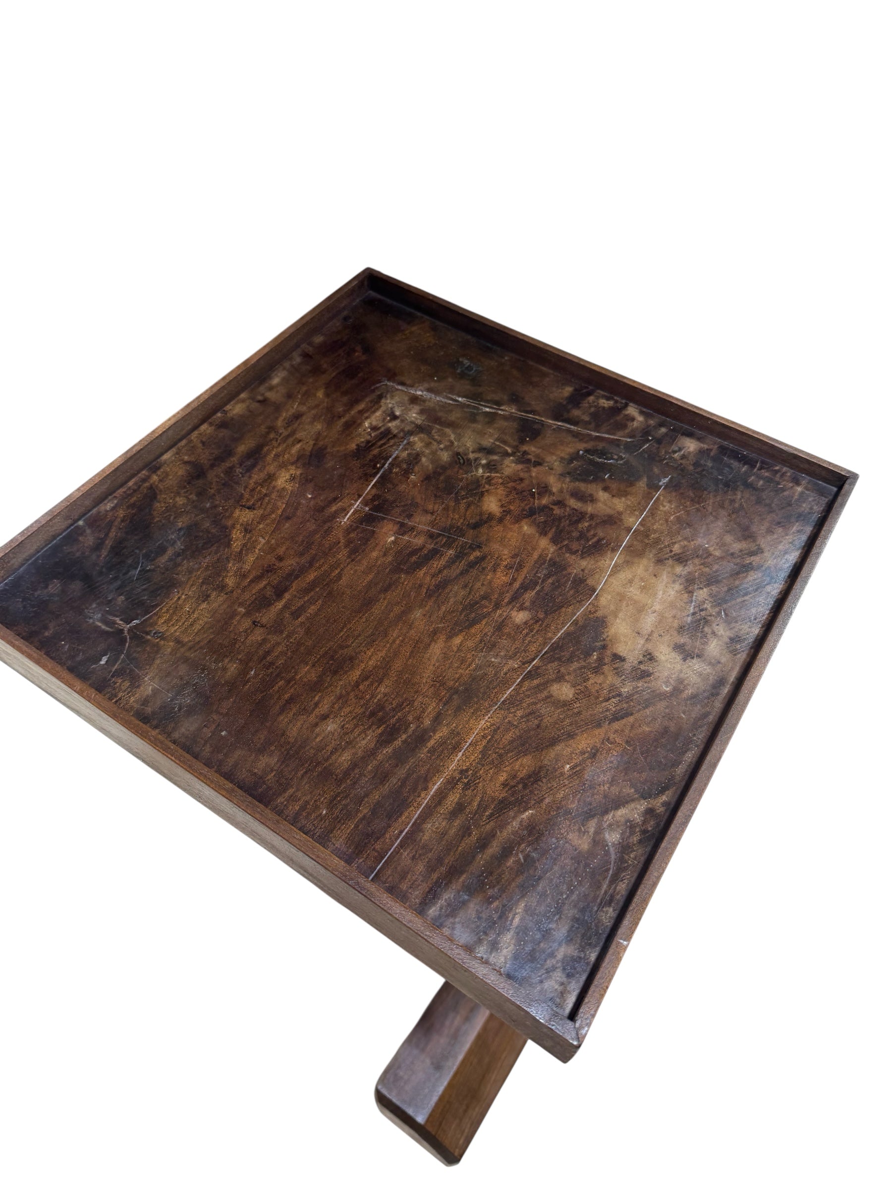 Lucca Studio Rhodes Walnut Side Table
