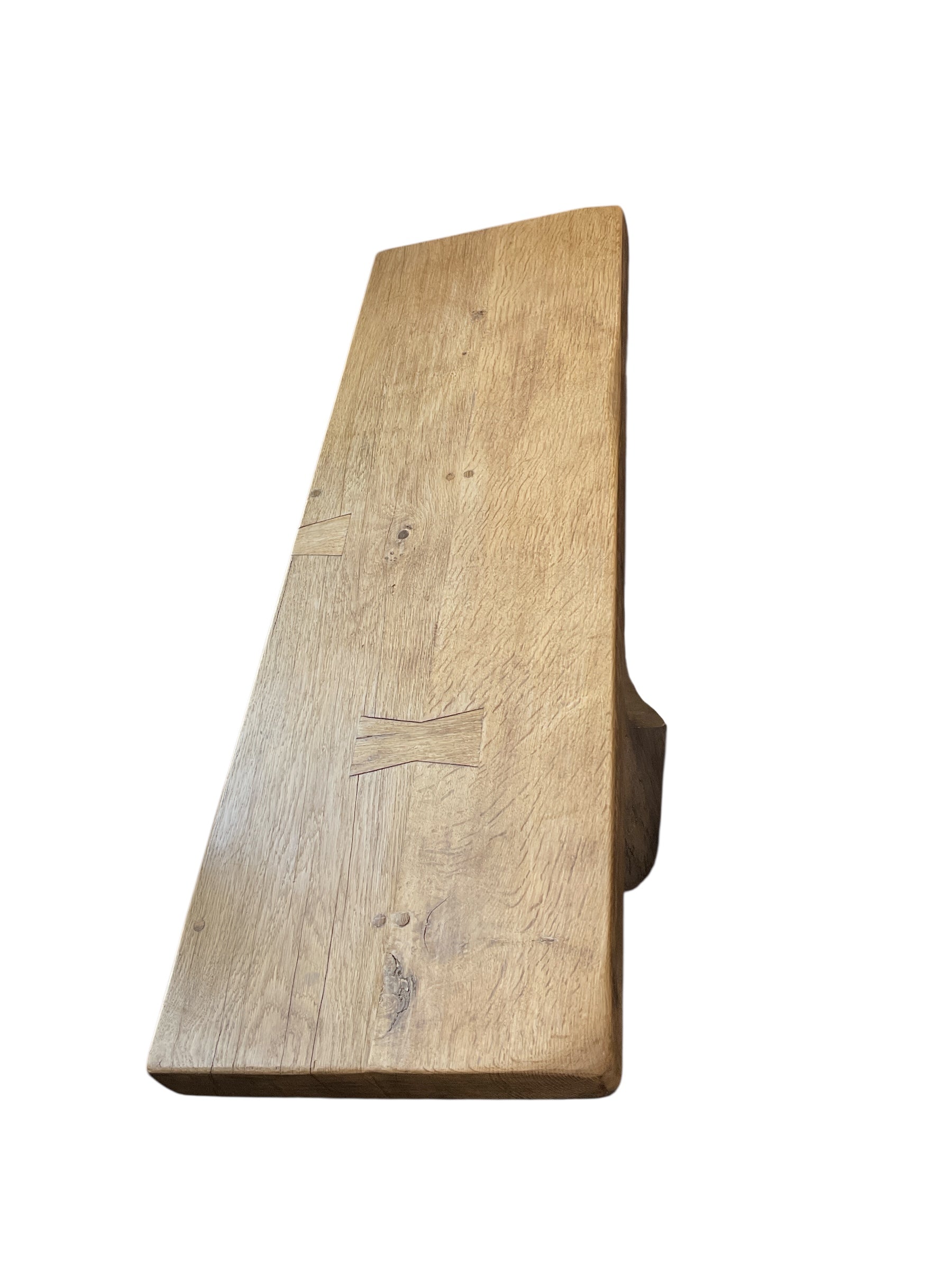 Limited Edition Console of 18th Century Oak and Limestone