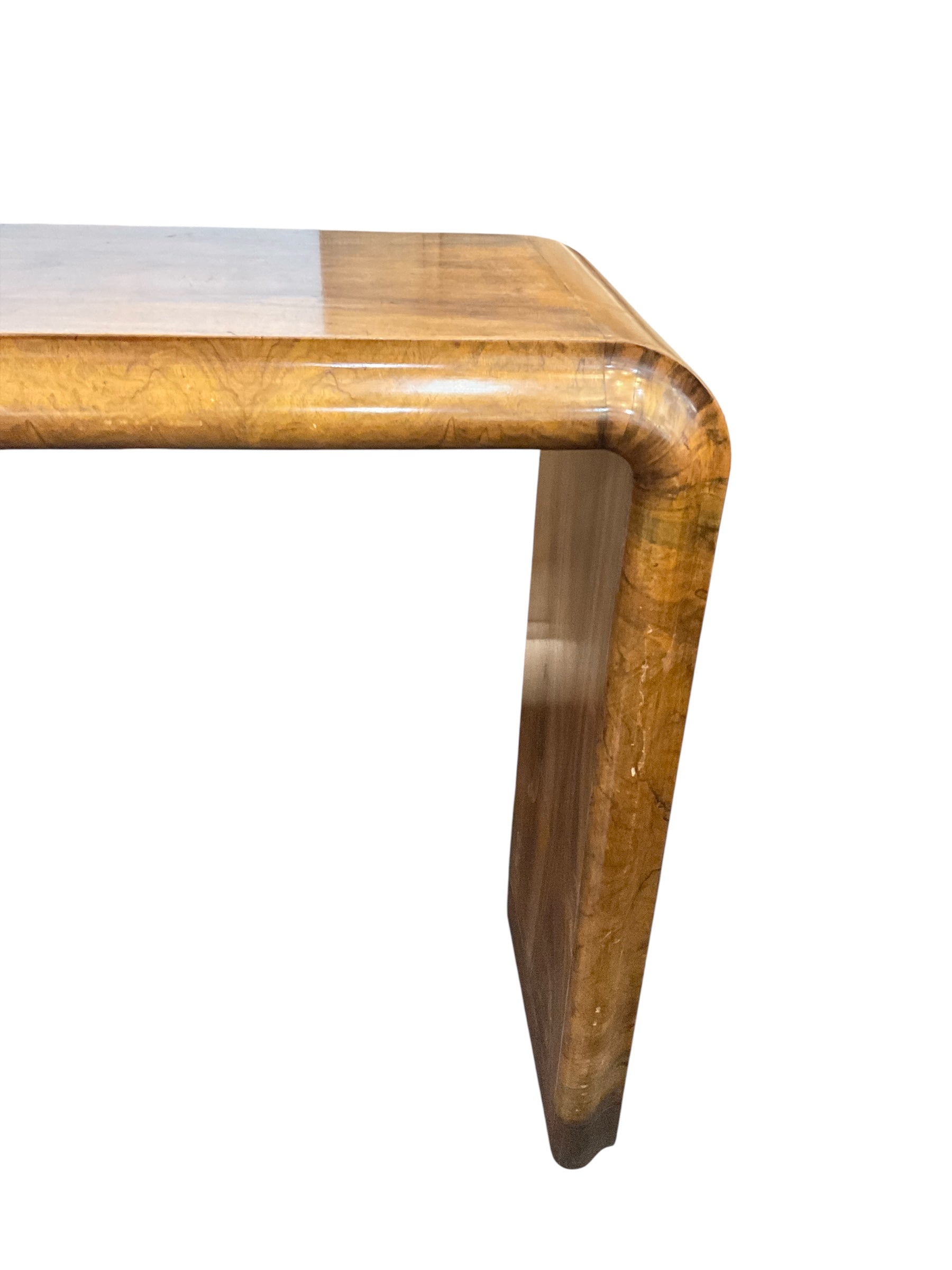 Limited Edition Burl Wood Console