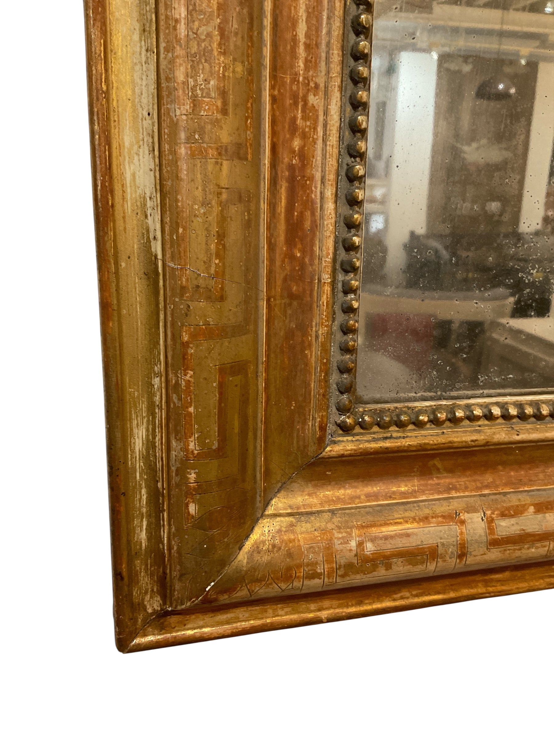 19th Century French Gilt Mirror