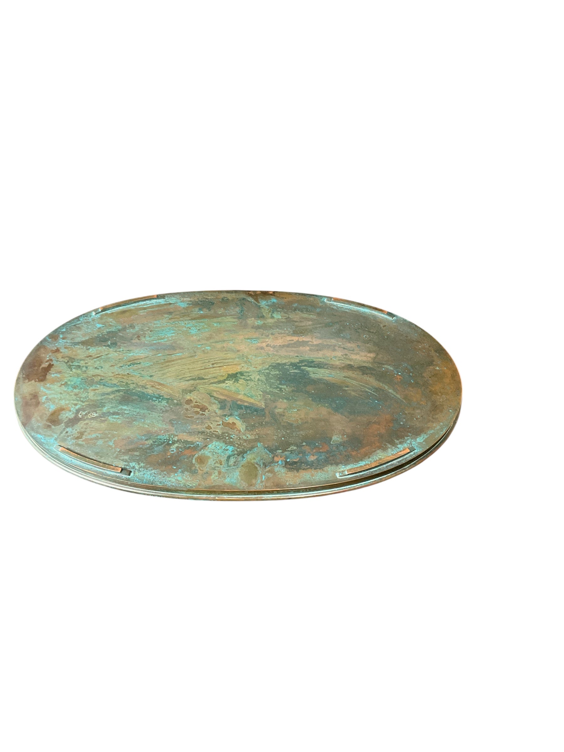 Japanese 19th century bronze tray