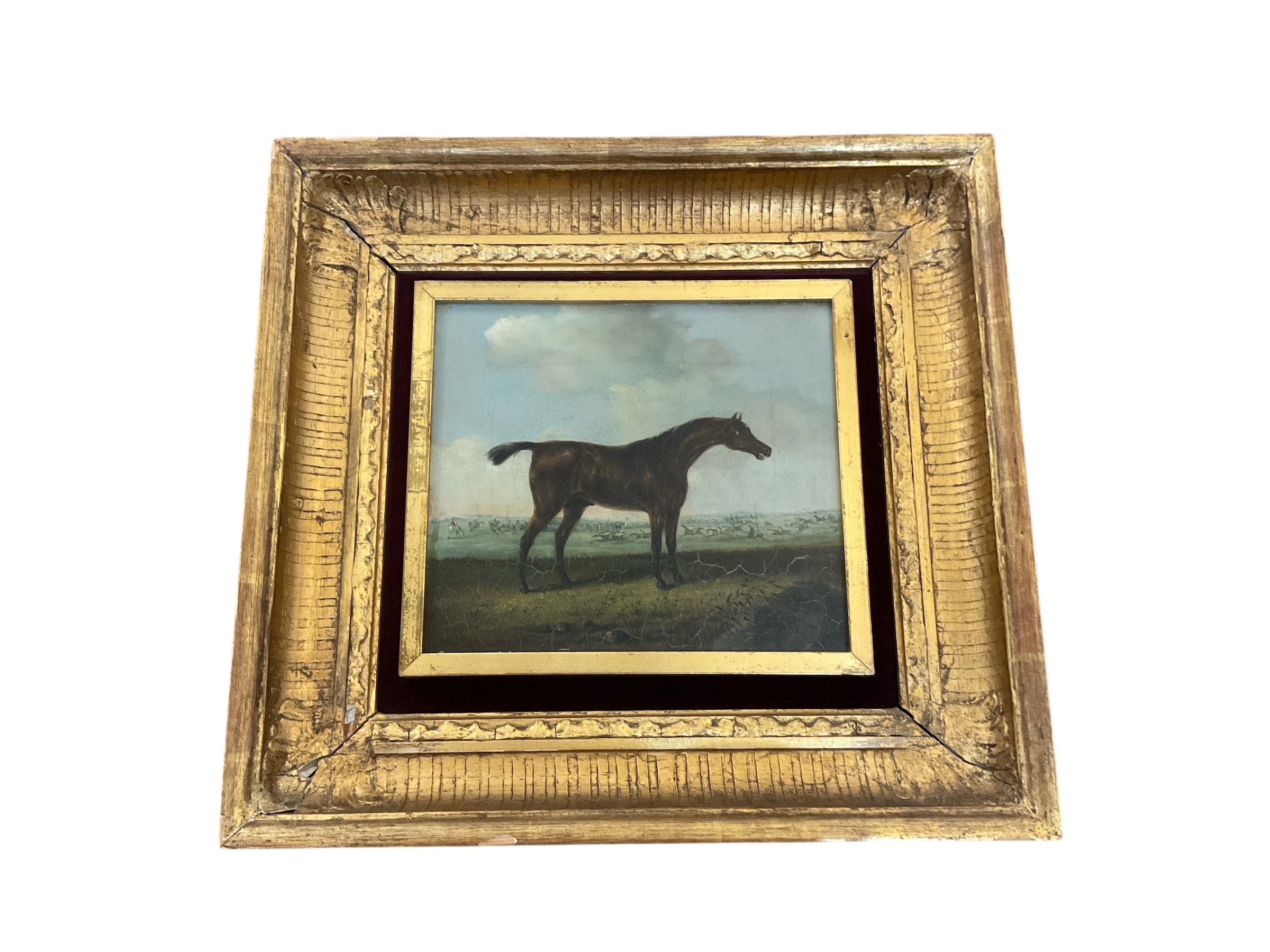 19th Century English Painting of Horse