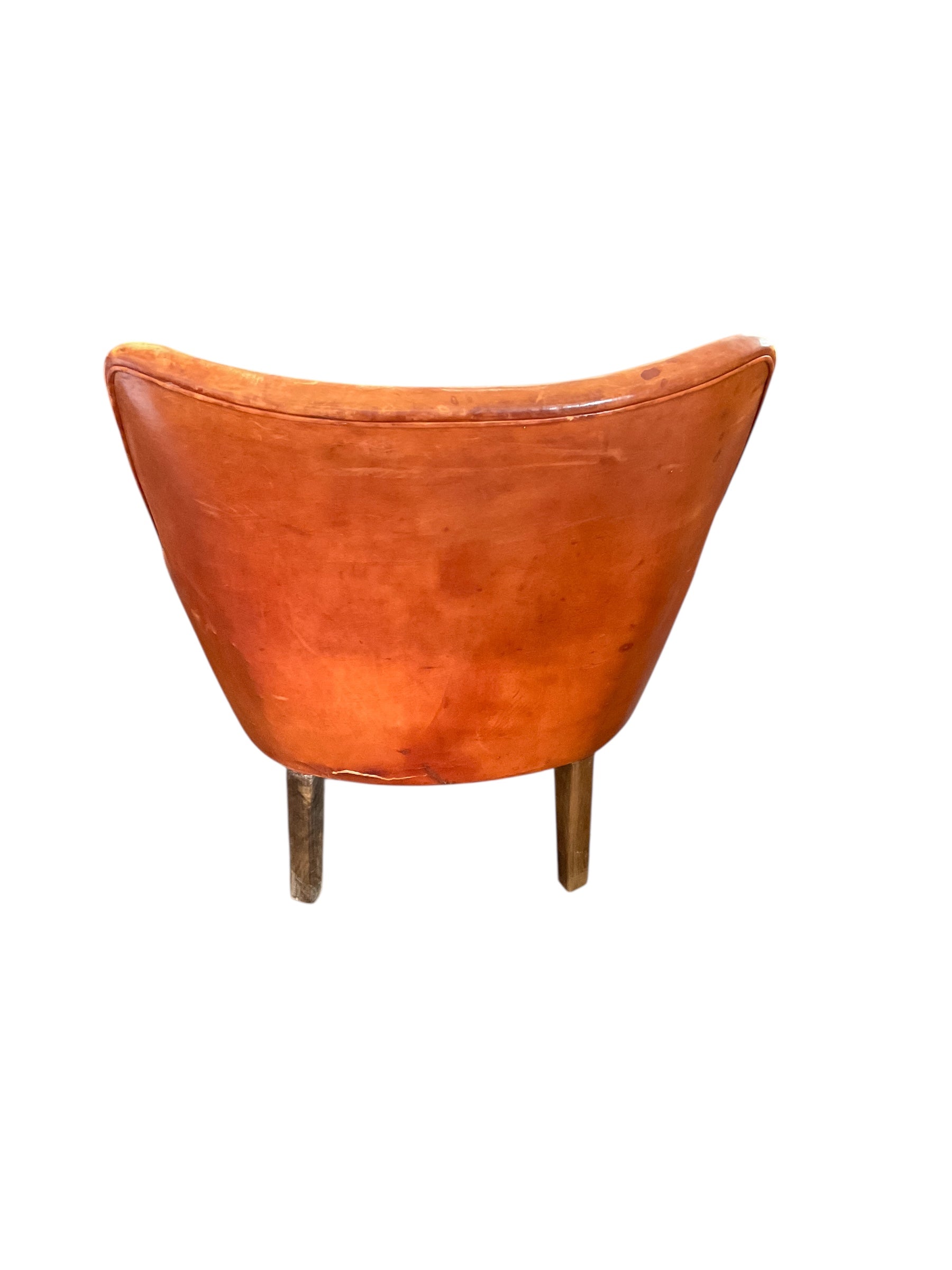 Arne Vodder Single Leather Chair
