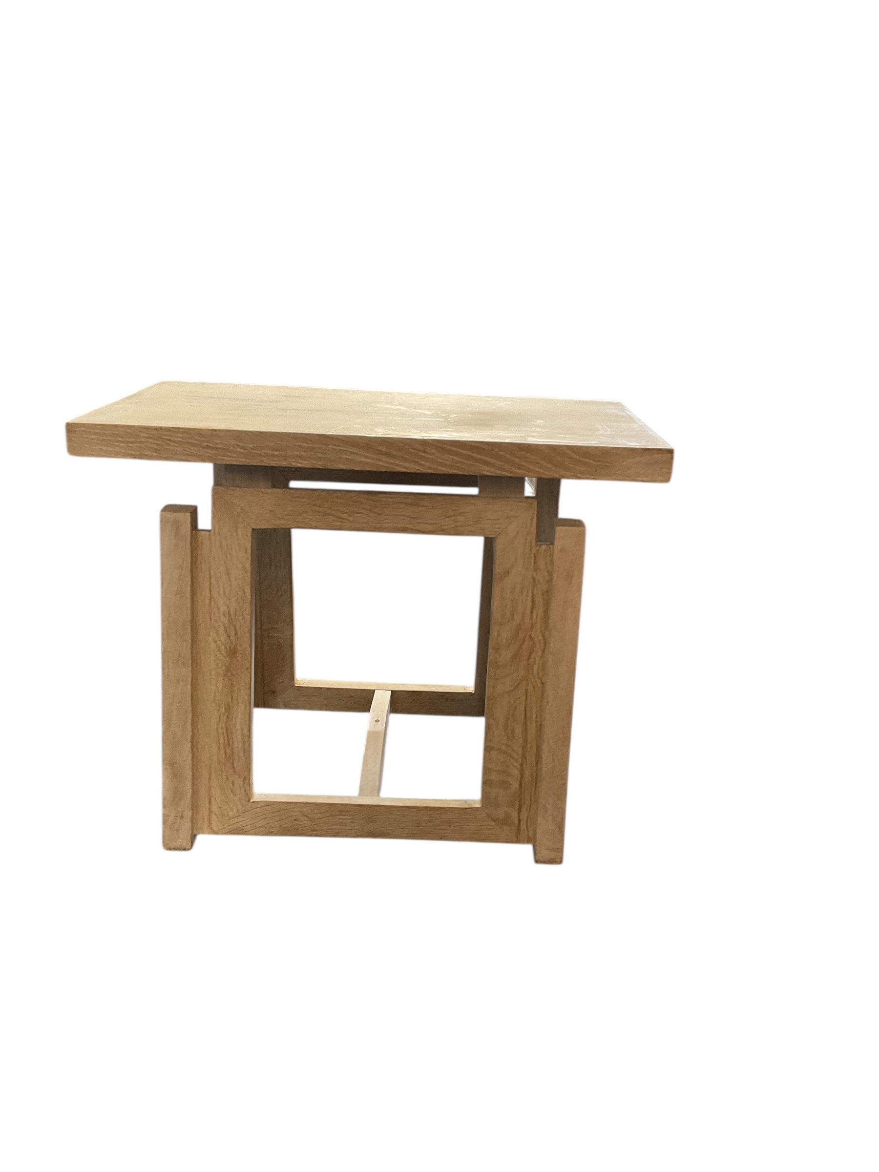 Limited Edition Cerused Oak Side Table