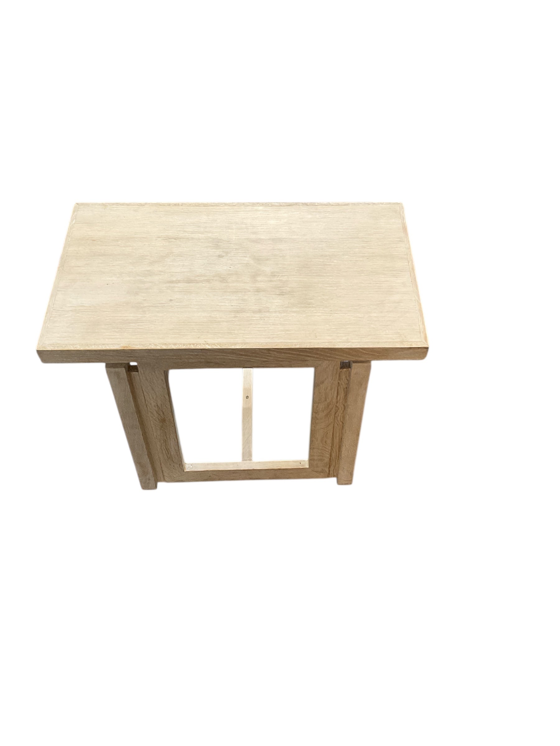 Limited Edition Cerused Oak Side Table