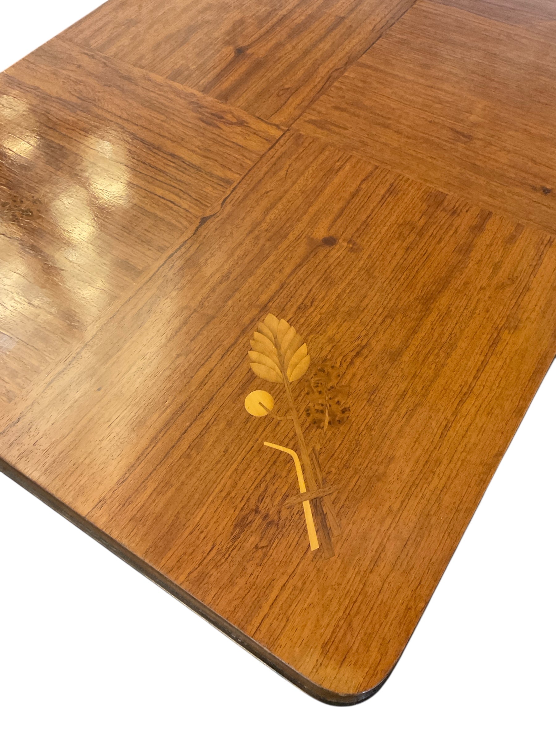 1930s Swedish grace inlaid console Table