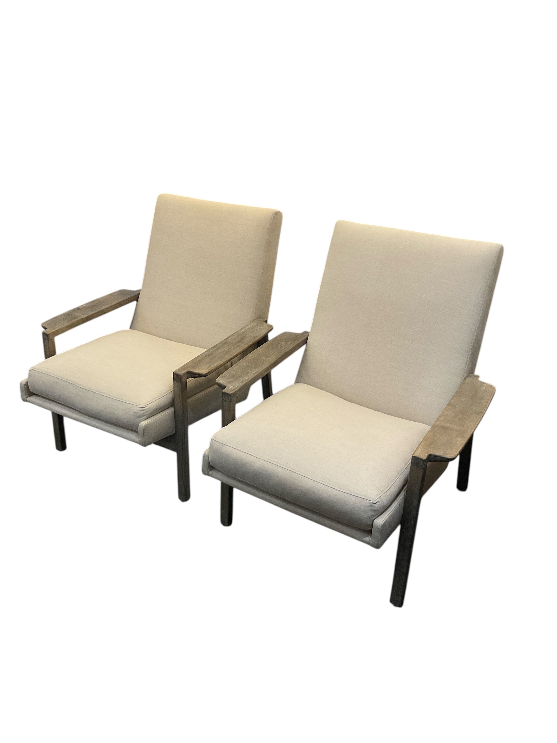 Pair of Danish Mid-Century Arm Chairs