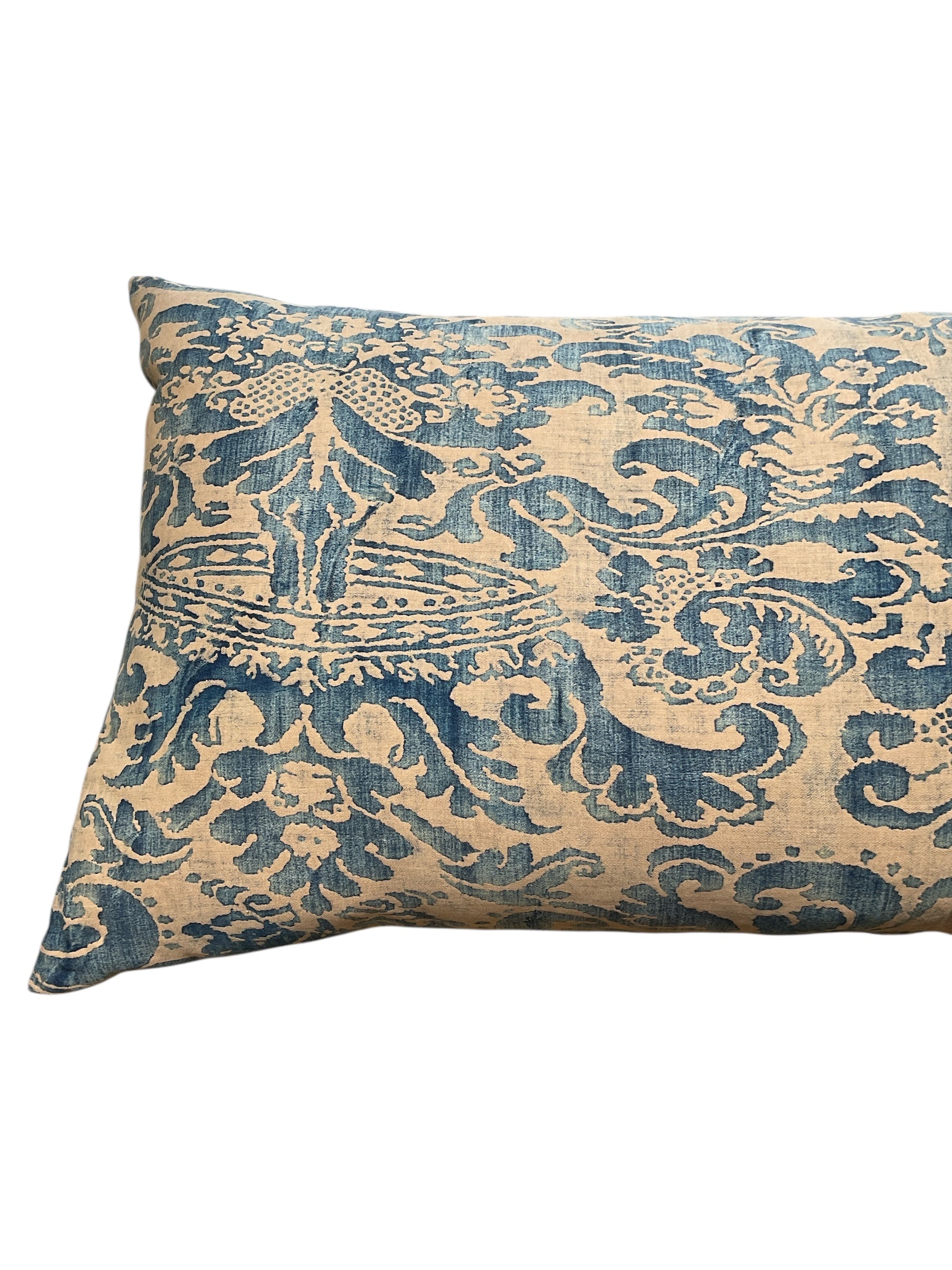 Large lumbar Antique Fortuny Pillow