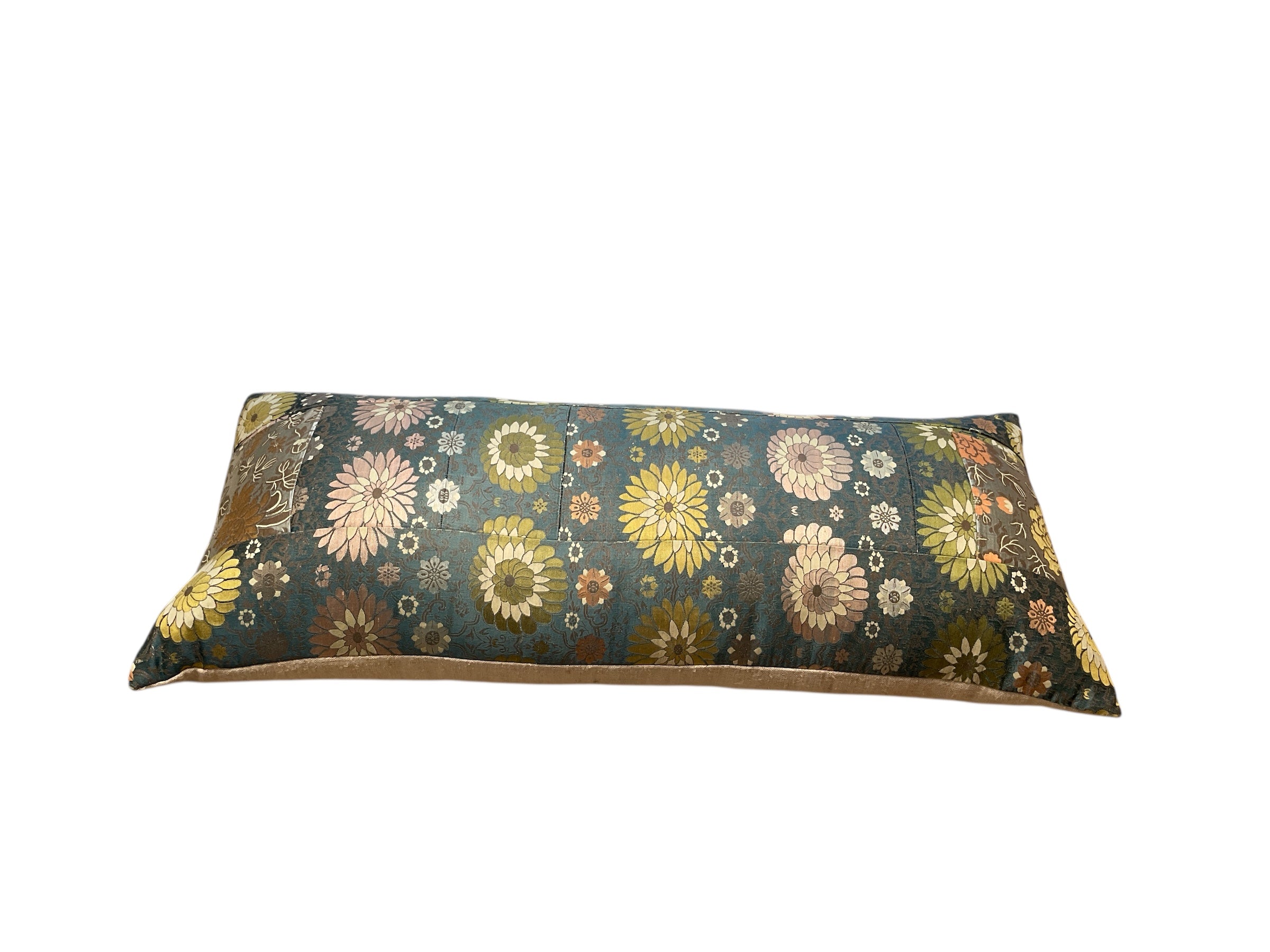 Antique Japanese Kesa Textile Pillow